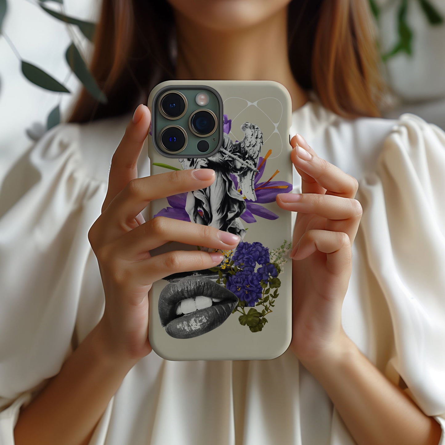 Abstract Floral Magsafe iPhone Case - Techy Treasures -