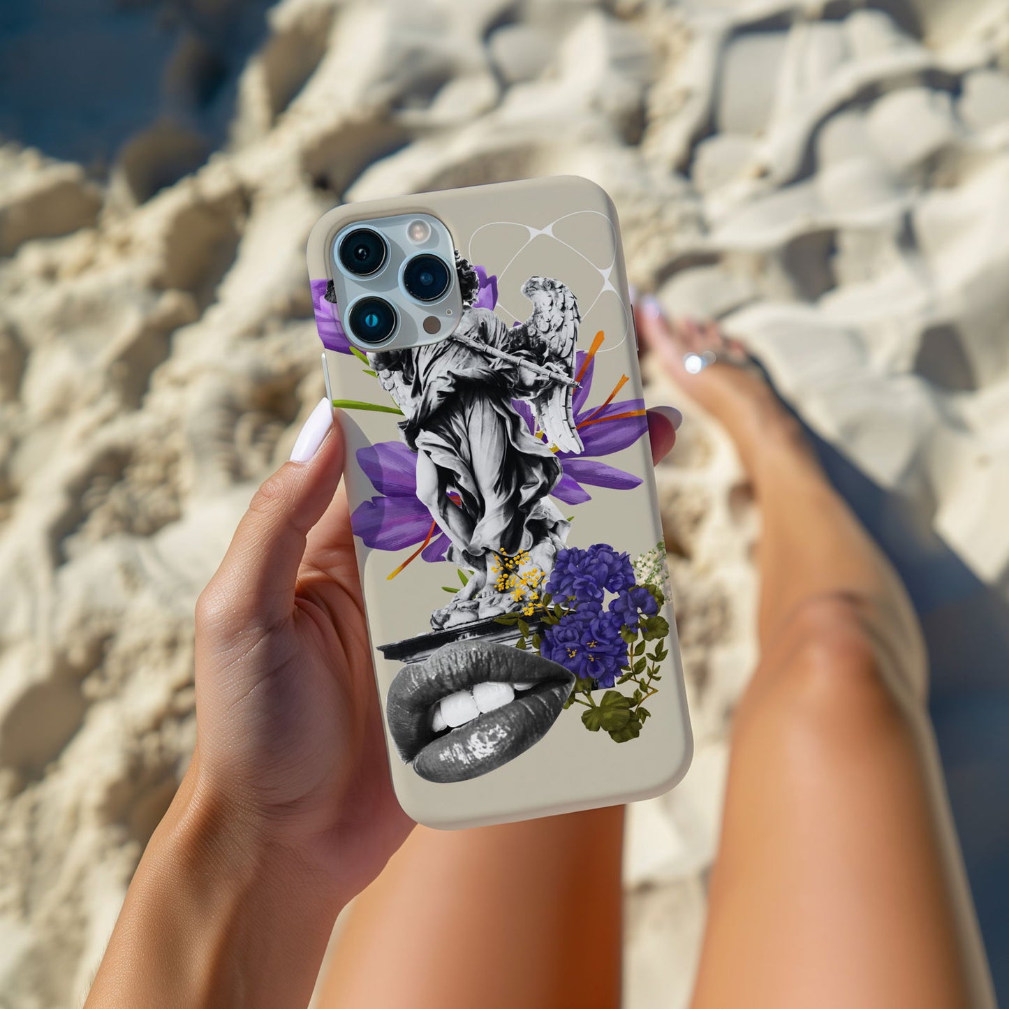 Abstract Floral Magsafe iPhone Case - Techy Treasures -