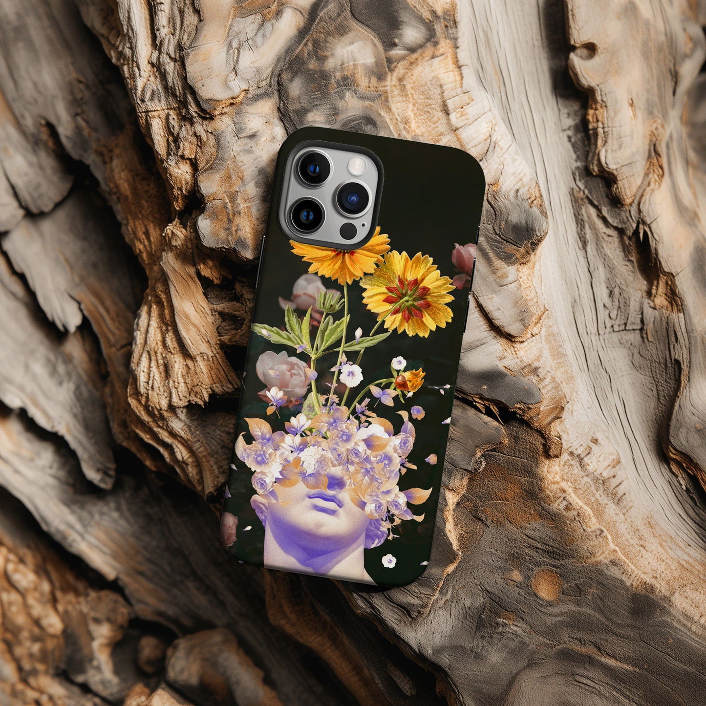 Aesthetic Floral Sculpture Magsafe iPhone Case - Techy Treasures -