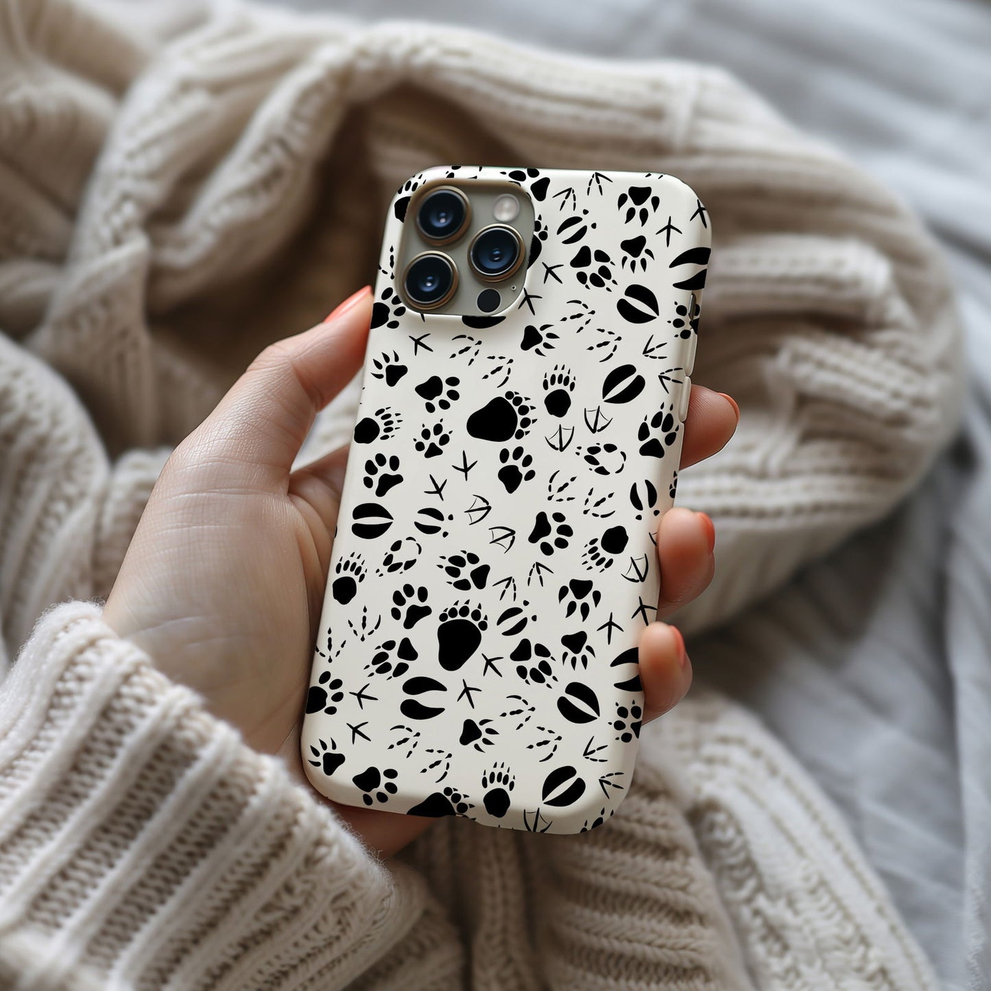 Animal Footprints Magsafe iPhone Case - Techy Treasures -