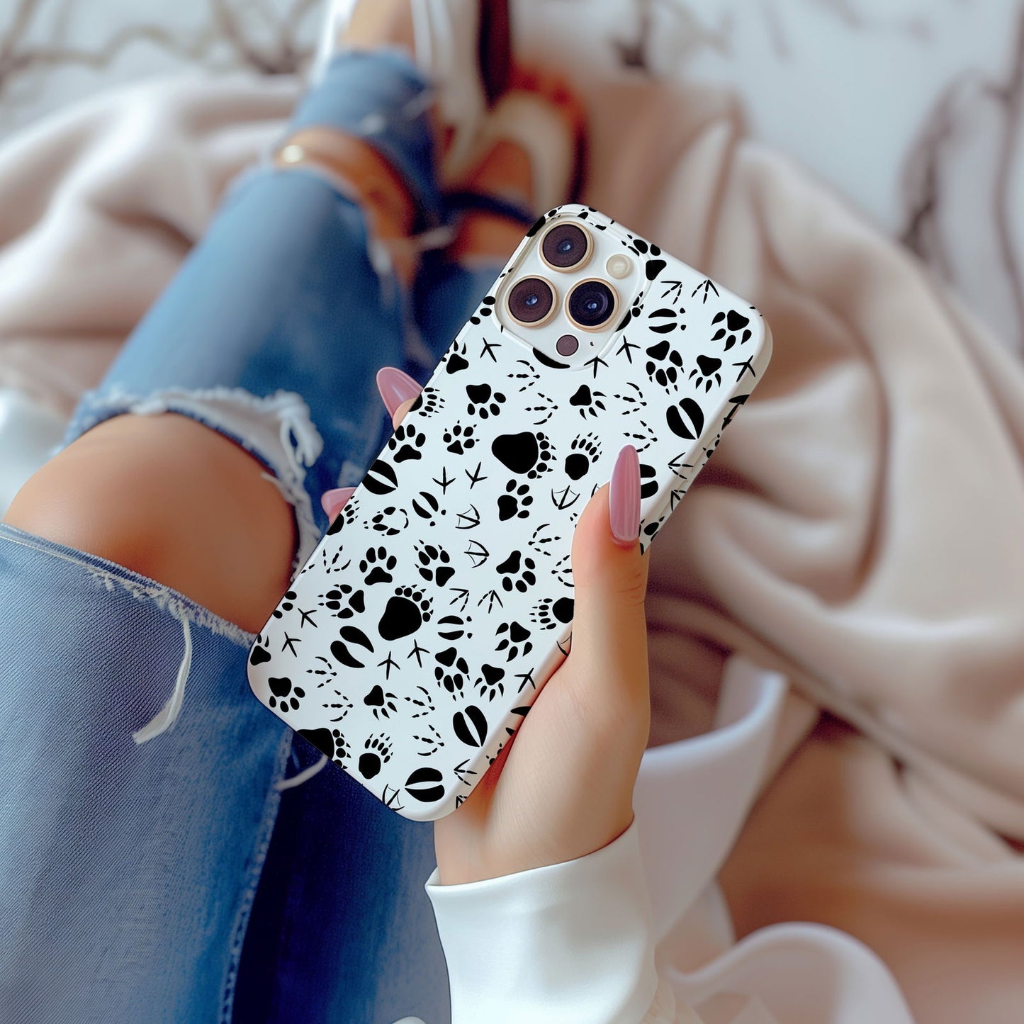 Animal Footprints Magsafe iPhone Case - Techy Treasures -