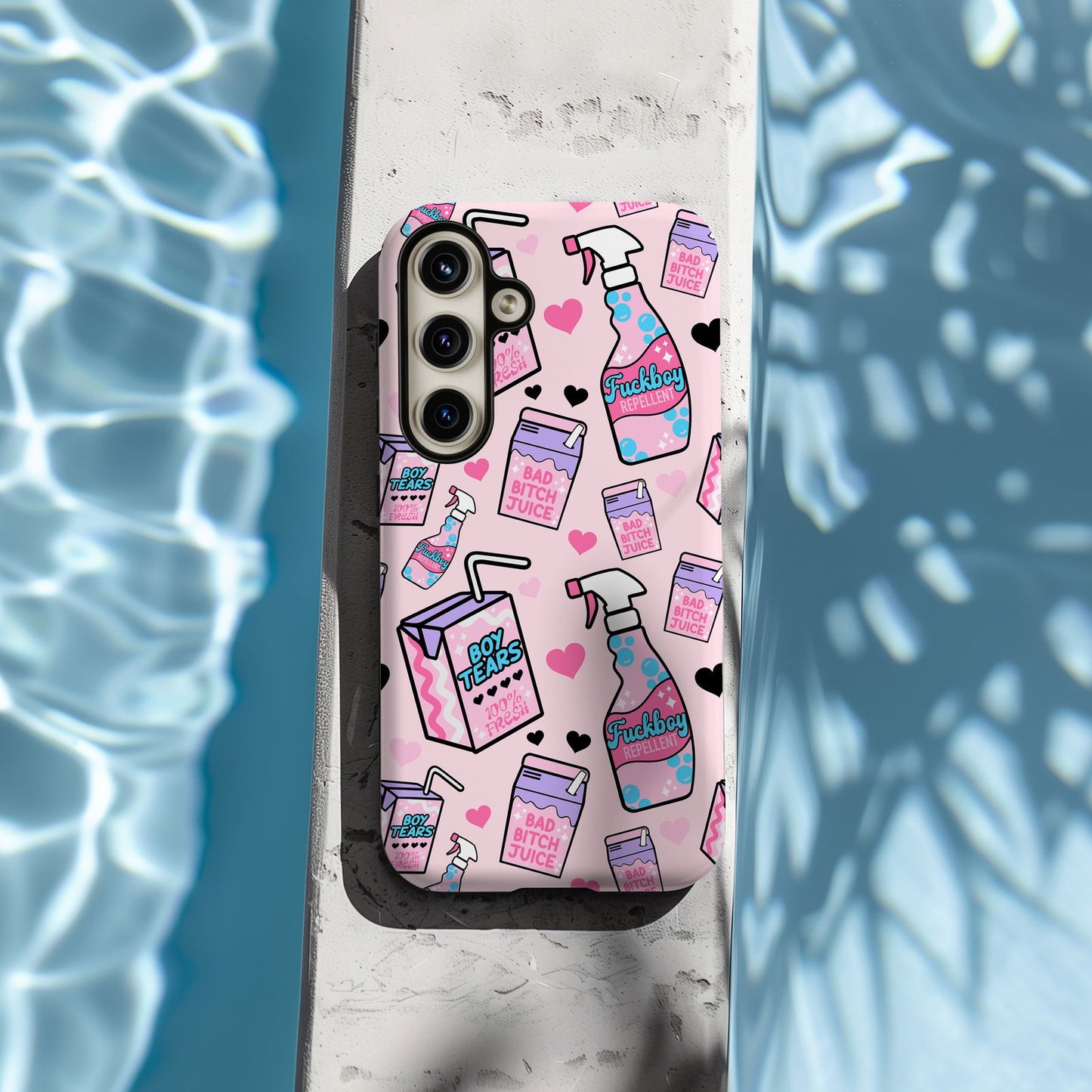 Bad Bitch Juice, Fuckboy Repellent, Boys Tears Magsafe iPhone Case - Techy Treasures - Mobile Phone Cases