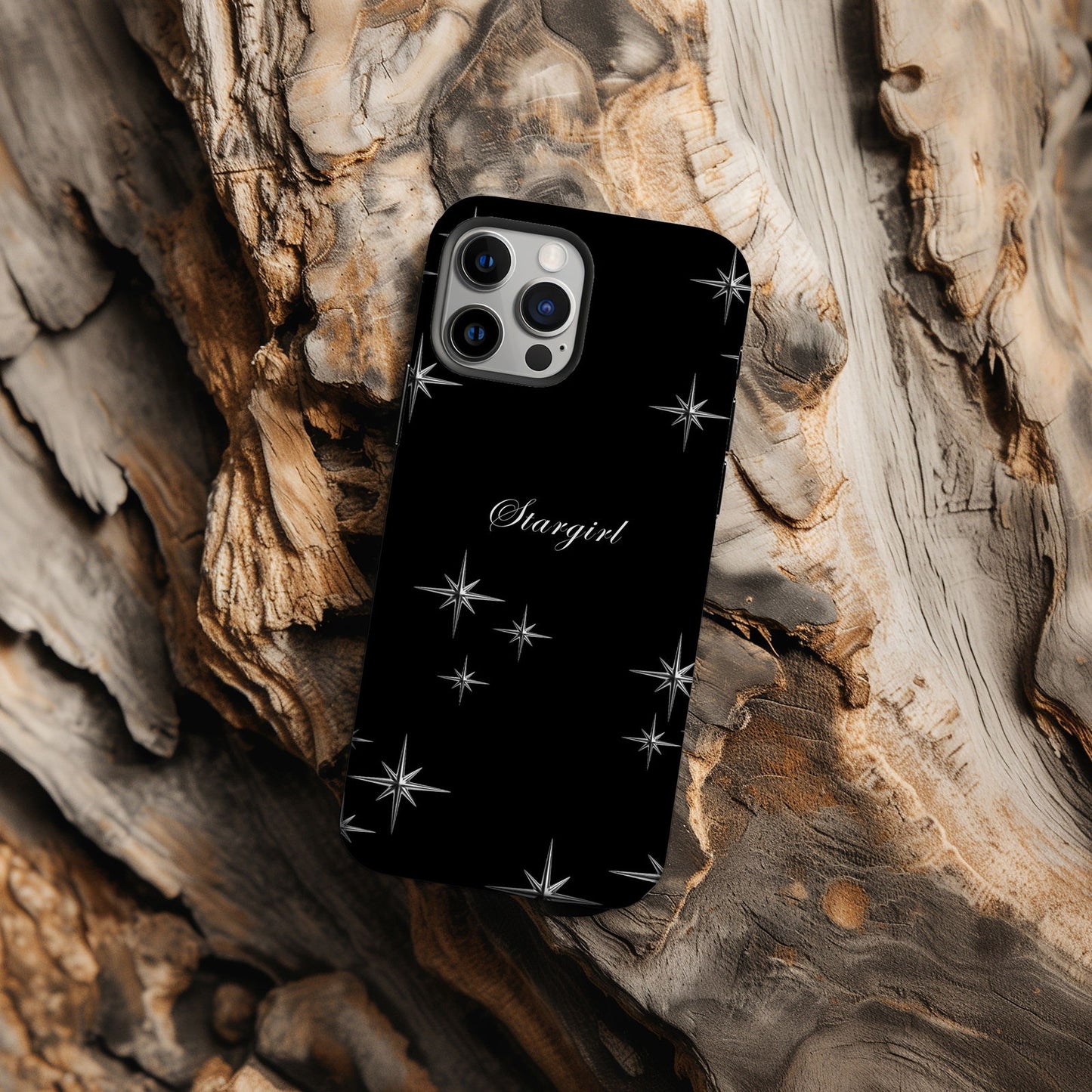 Black White Stargirl Magsafe iPhone Case - Techy Treasures -