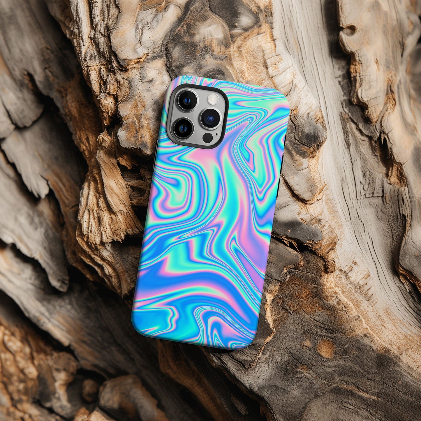 Blue And Pink 3D Gradient Magsafe iPhone Case - Techy Treasures -