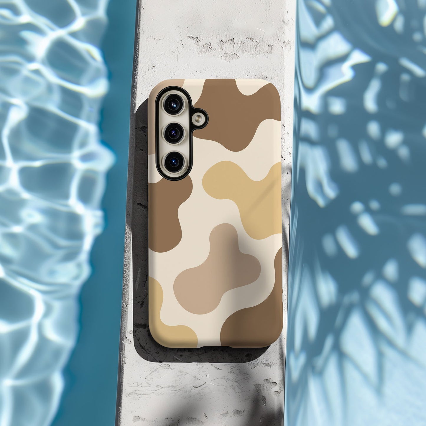 Brown and Tan Cow Print Magsafe iPhone Case - Techy Treasures -