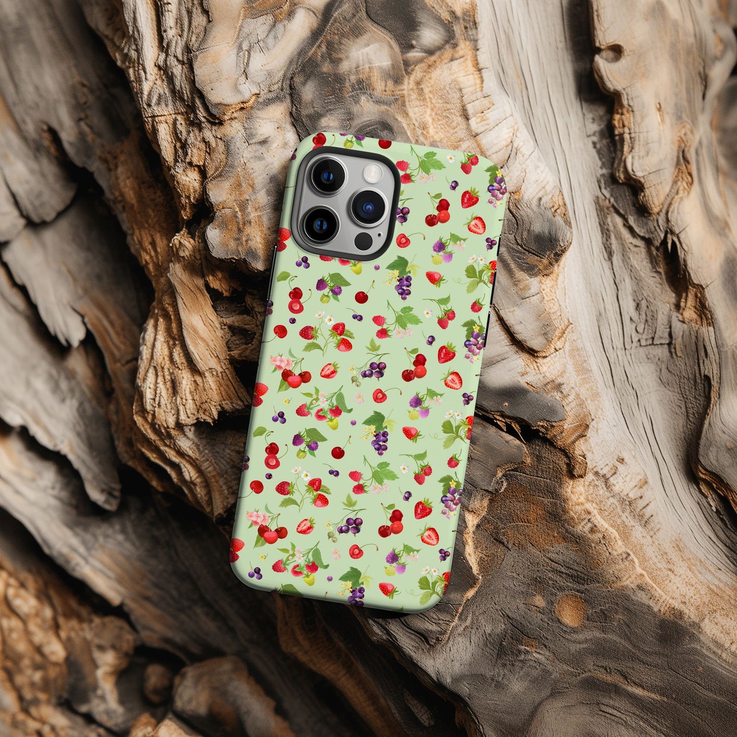 Colorful Botanical Berries Magsafe iPhone Case - Techy Treasures -