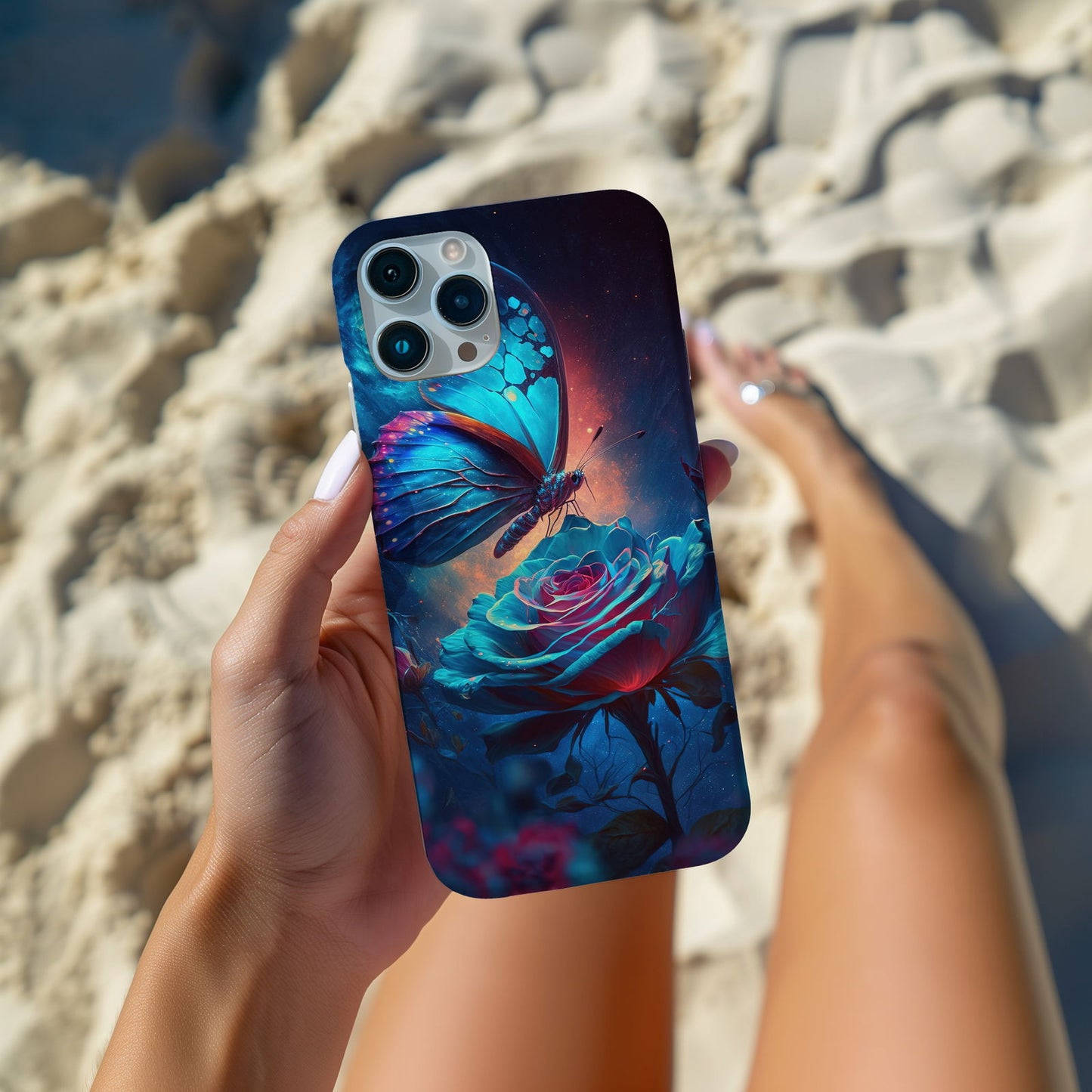 Colorful Butterfly Design MagSafe iPhone Case - Featuring an Array of Vibrant Butterflies, Combining Style and Functionality. - Techy Treasures -