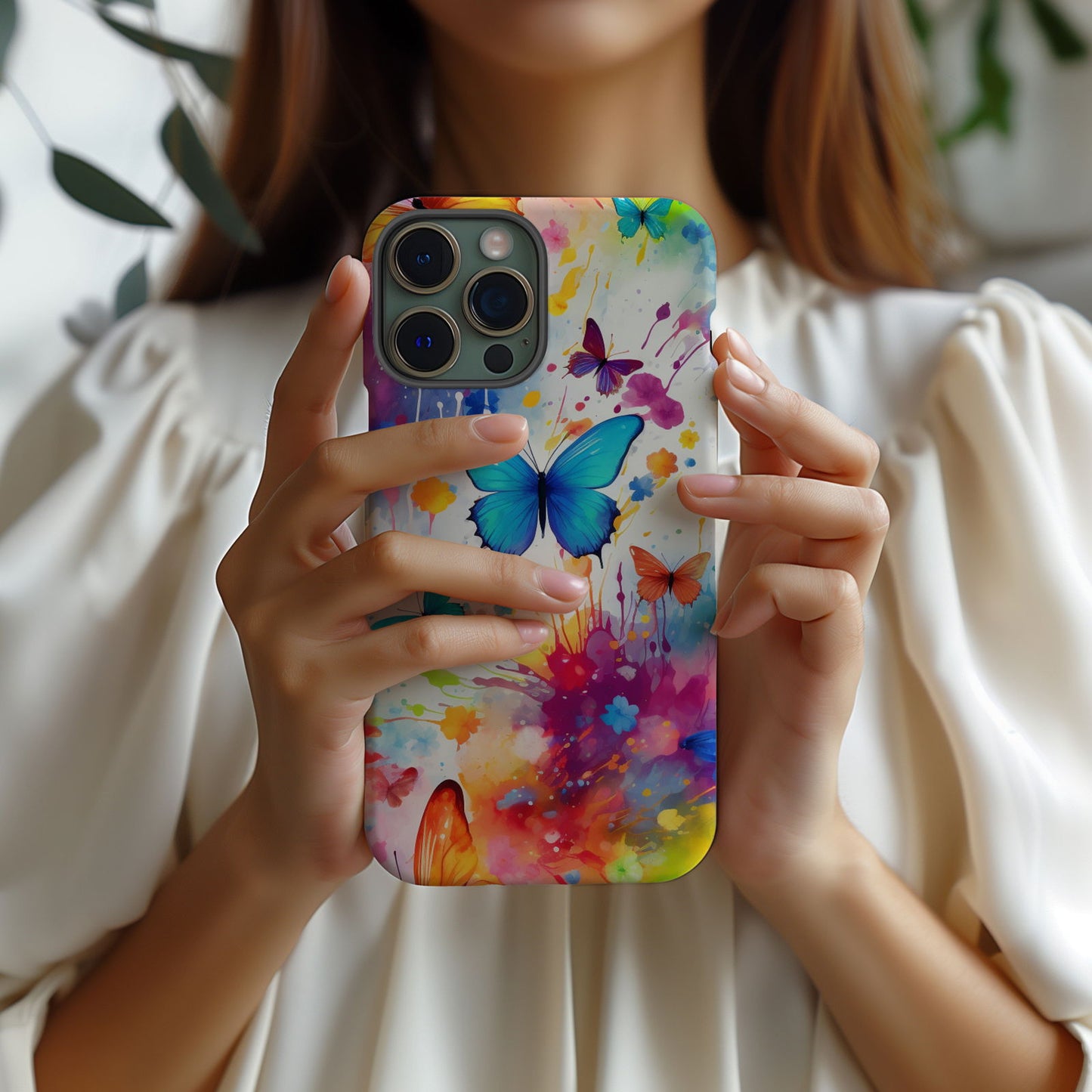Colorful Butterfly Design MagSafe iPhone Case - Featuring an Array of Vibrant Butterflies, Combining Style and Functionality. - Techy Treasures -