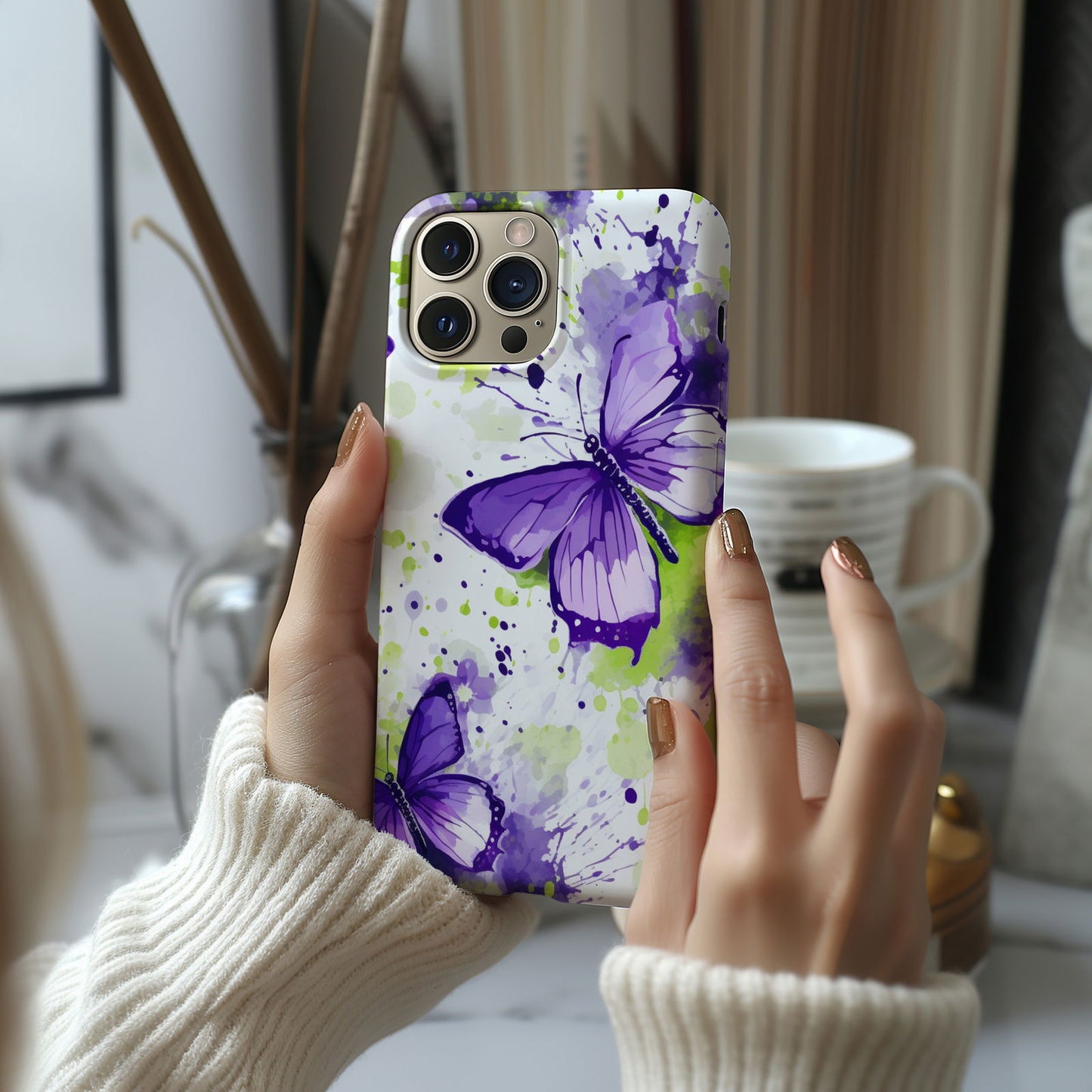 Colorful Butterfly Design MagSafe iPhone Case - Featuring an Array of Vibrant Butterflies, Combining Style and Functionality. - Techy Treasures -