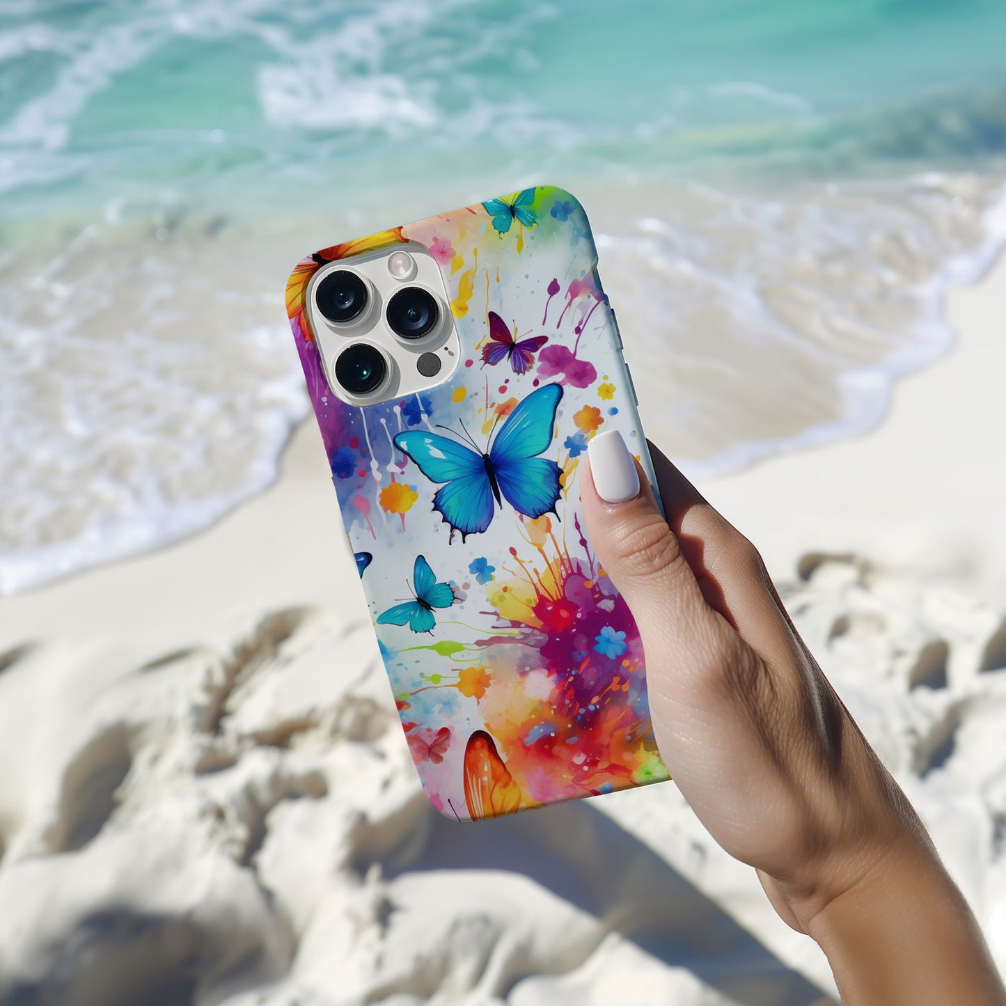 Colorful Butterfly Design MagSafe iPhone Case - Featuring an Array of Vibrant Butterflies, Combining Style and Functionality. - Techy Treasures -