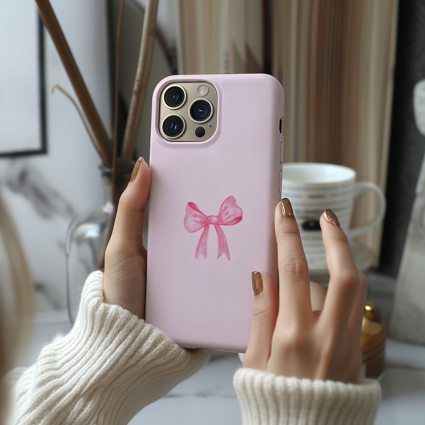 Coquette Pink Bow Magsafe iPhone Case - Techy Treasures -