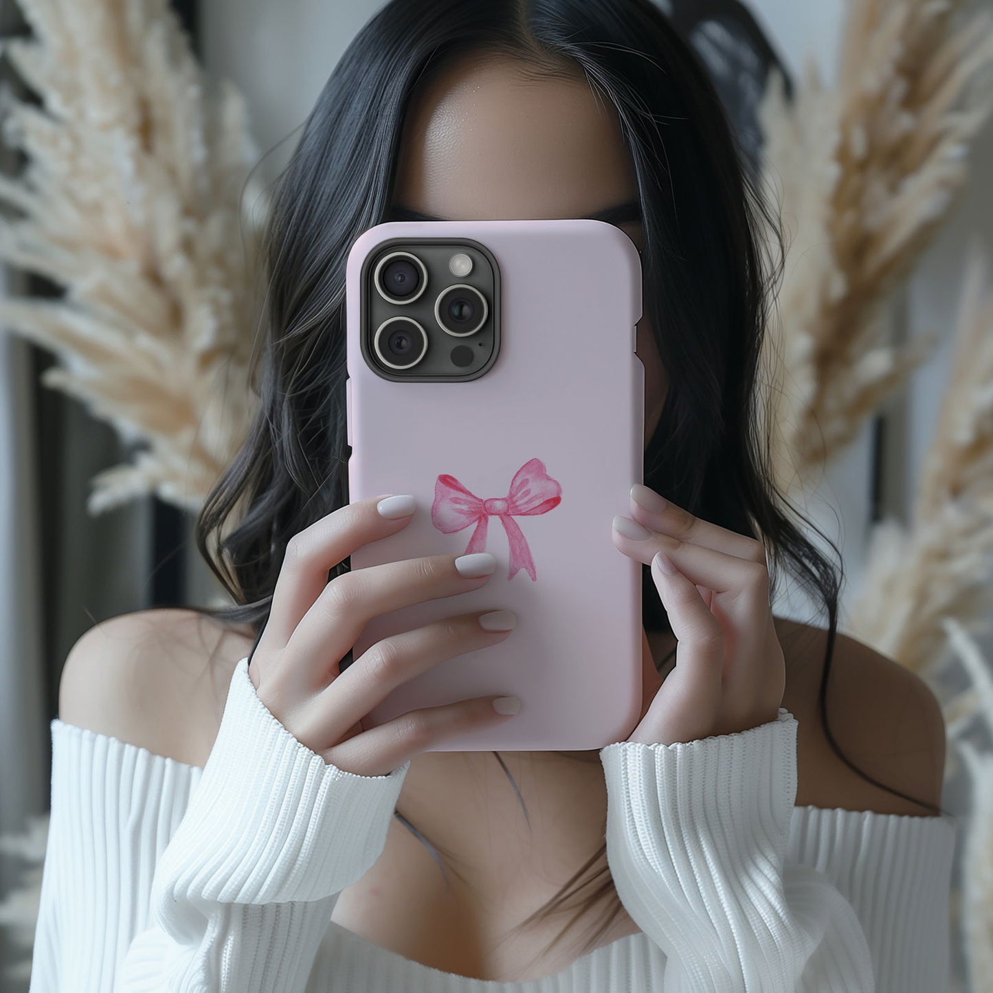 Coquette Pink Bow Magsafe iPhone Case - Techy Treasures -