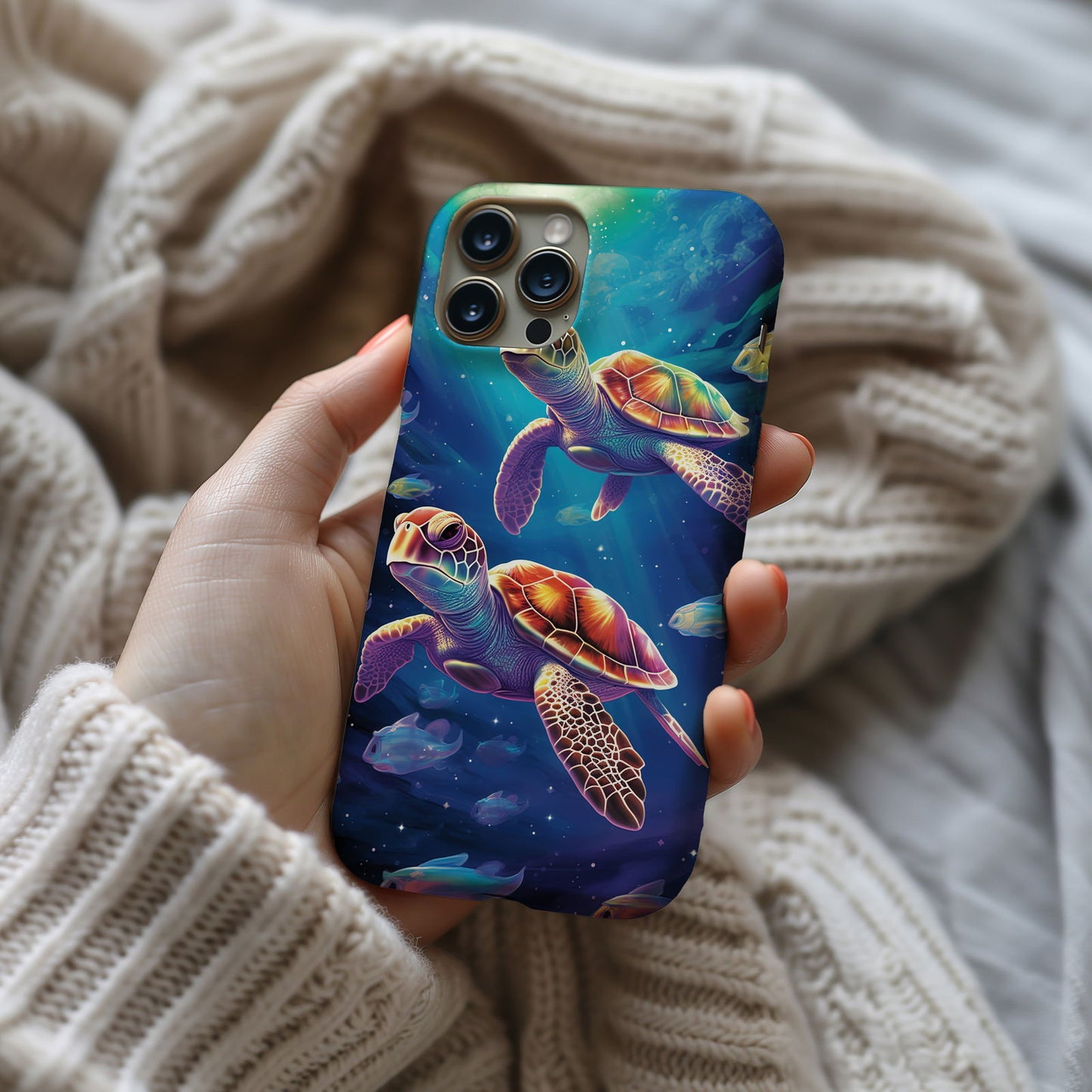 Cute Sea Turtles Magsafe iPhone Case - Techy Treasures -