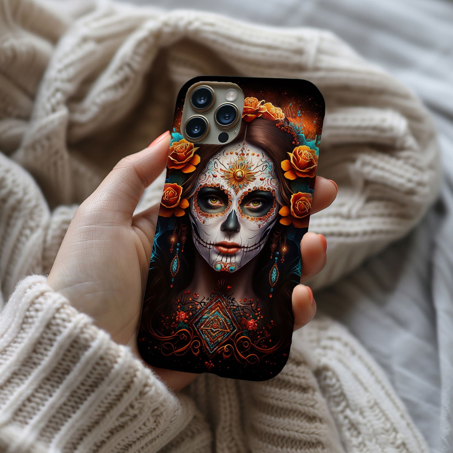 Dia De Los Muertos Magsafe iPhone Case - Techy Treasures -