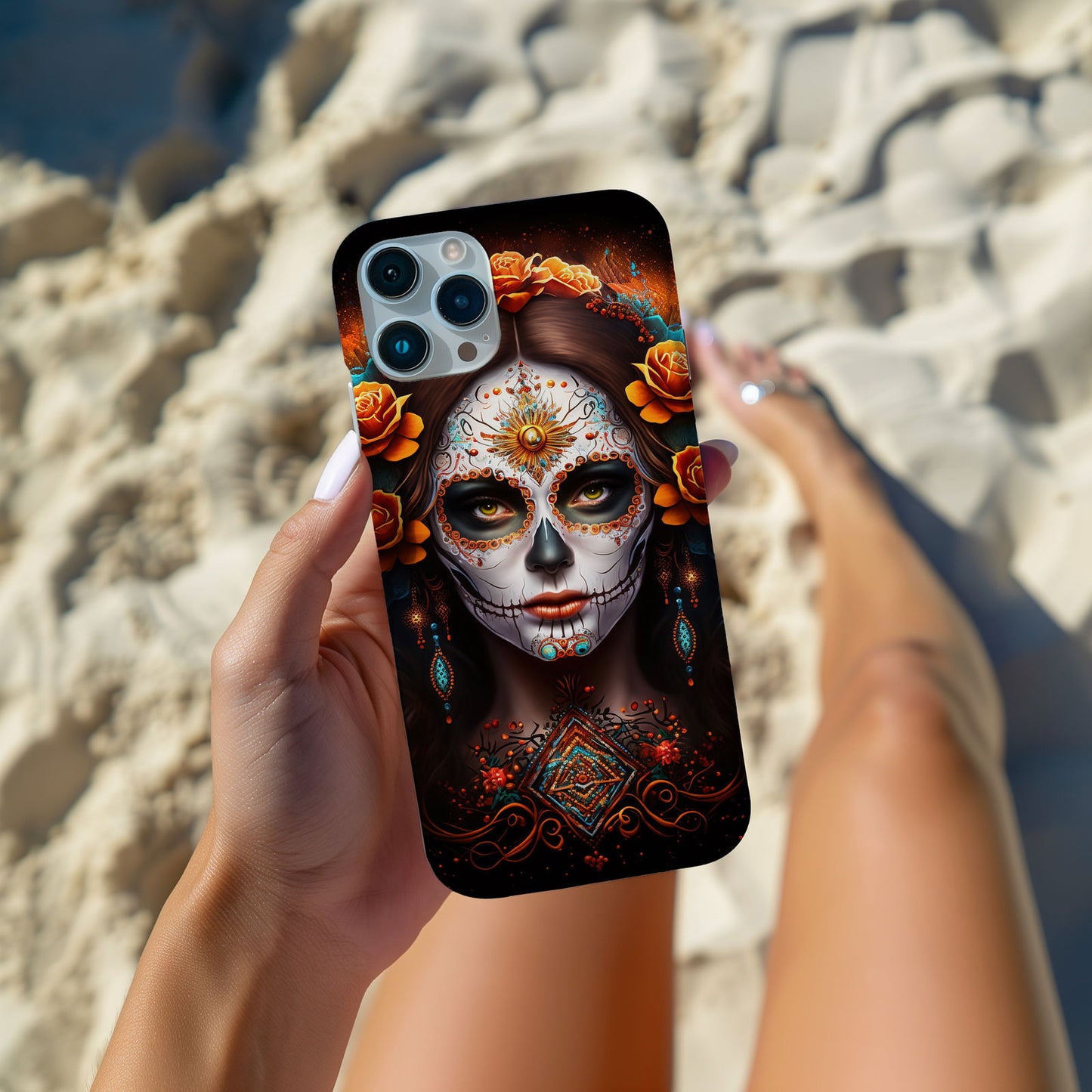 Dia De Los Muertos Magsafe iPhone Case - Techy Treasures -