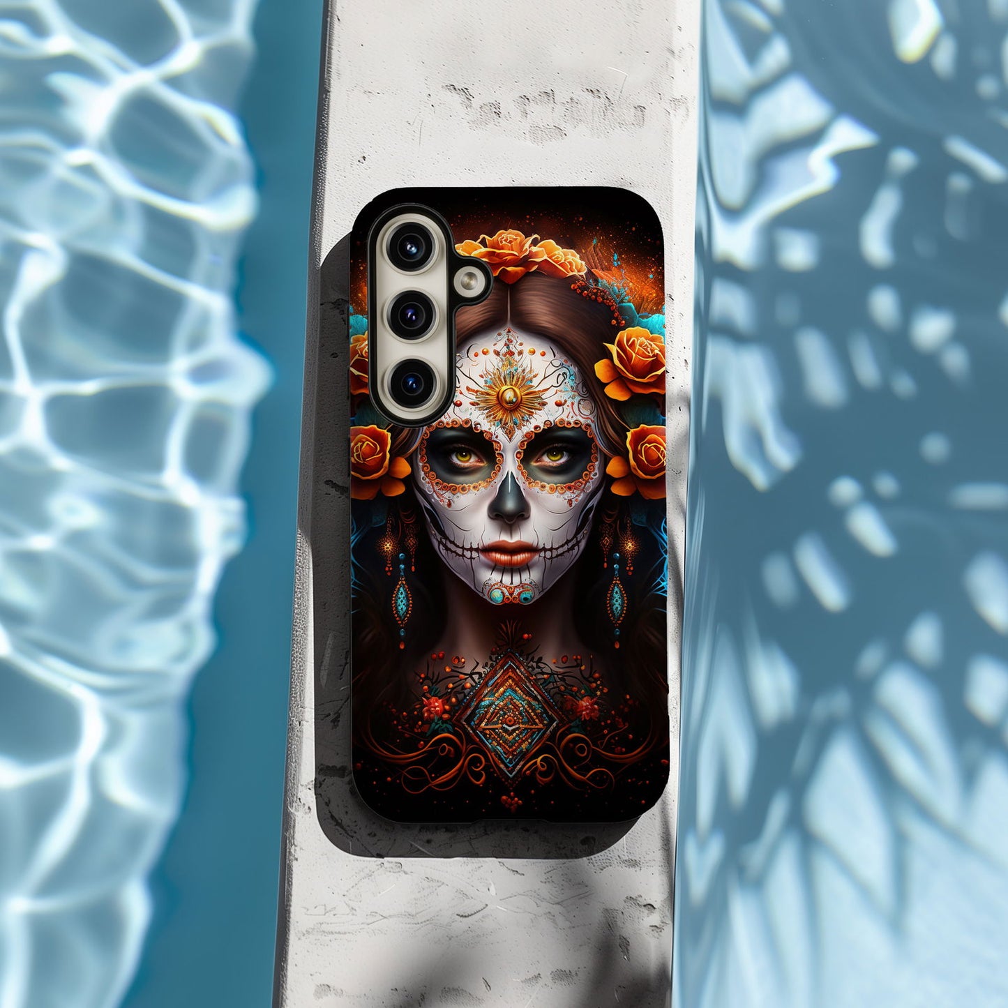 Dia De Los Muertos Magsafe iPhone Case - Techy Treasures -