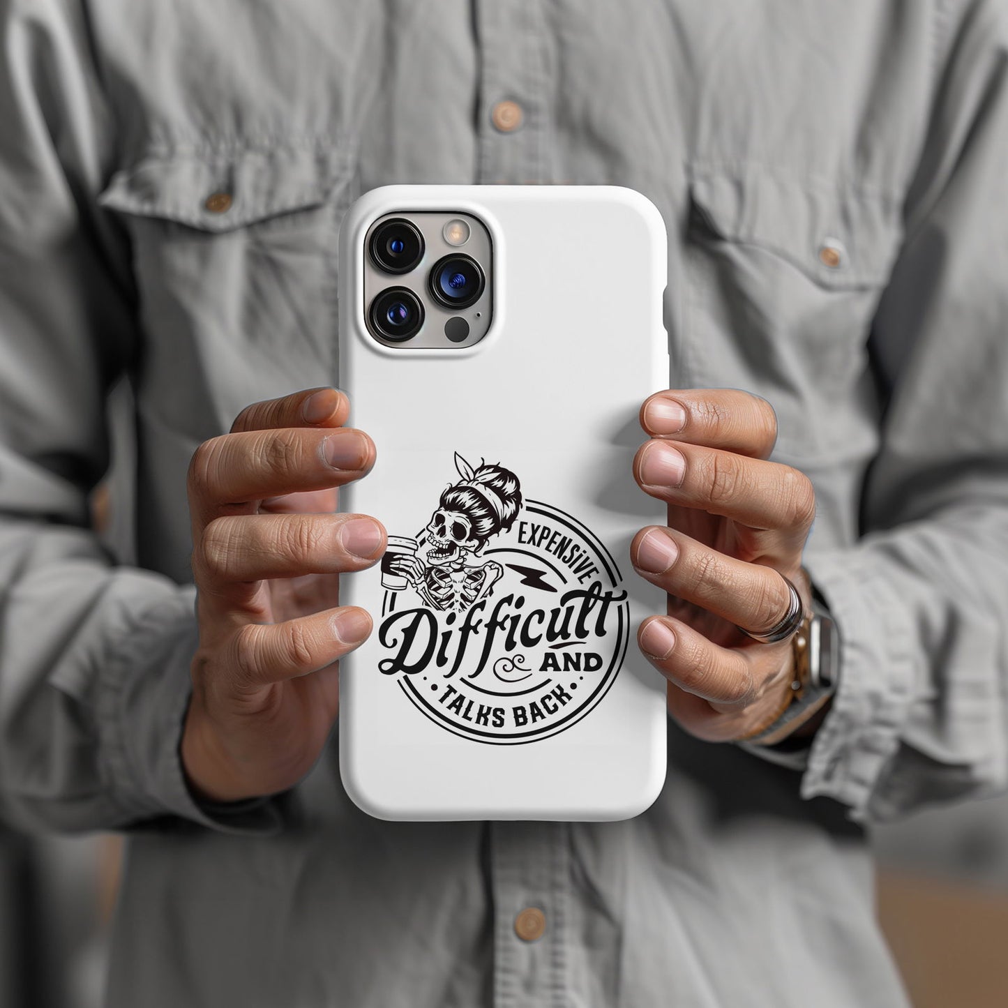 Expensive Difficult And Talks Back Magsafe iPhone Tough Case - Techy Treasures -