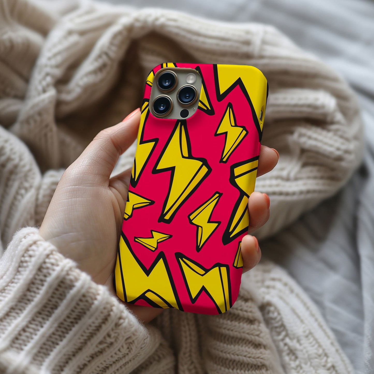 Flash Lightning Bolts Magsafe iPhone Case - Techy Treasures -