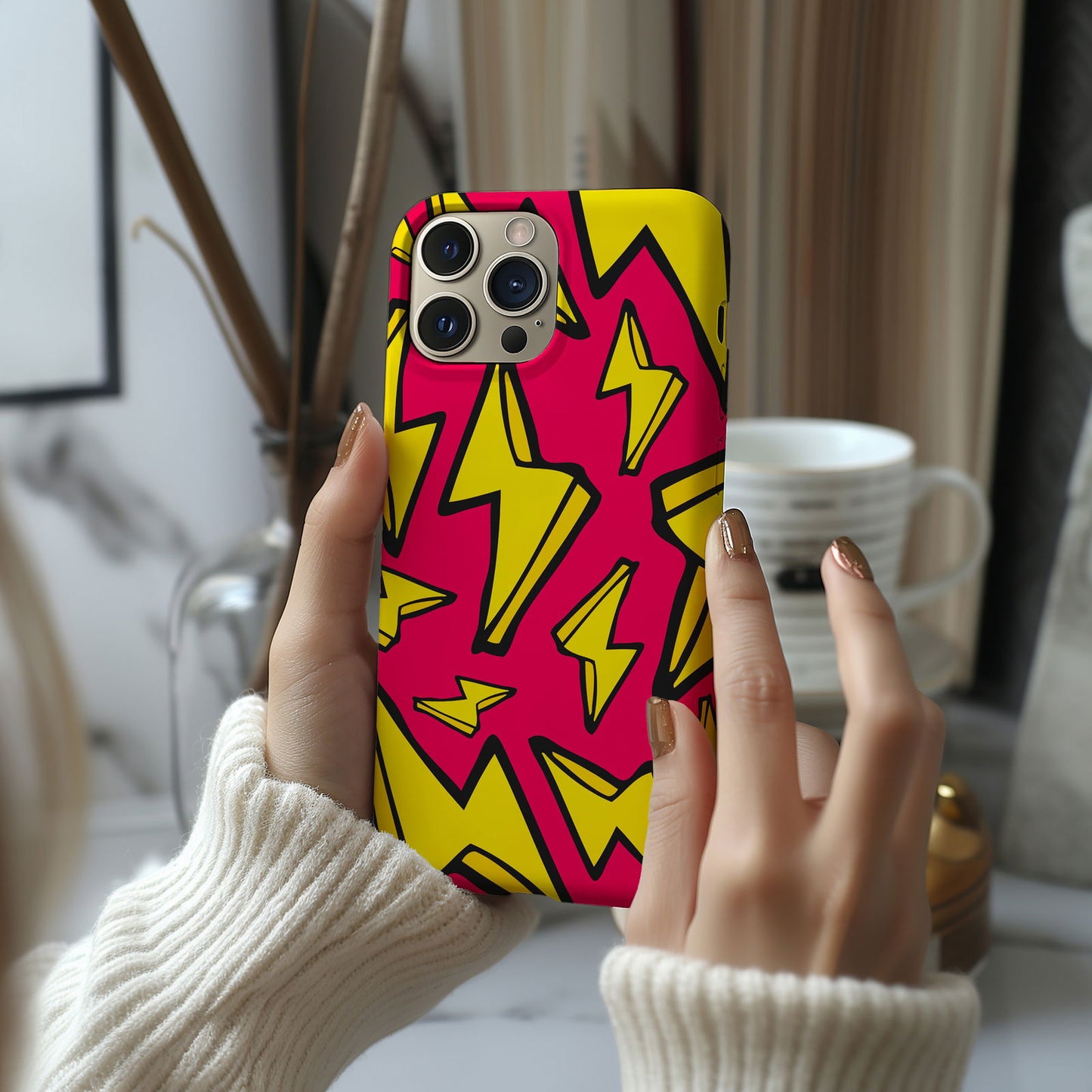 Flash Lightning Bolts Magsafe iPhone Case - Techy Treasures -