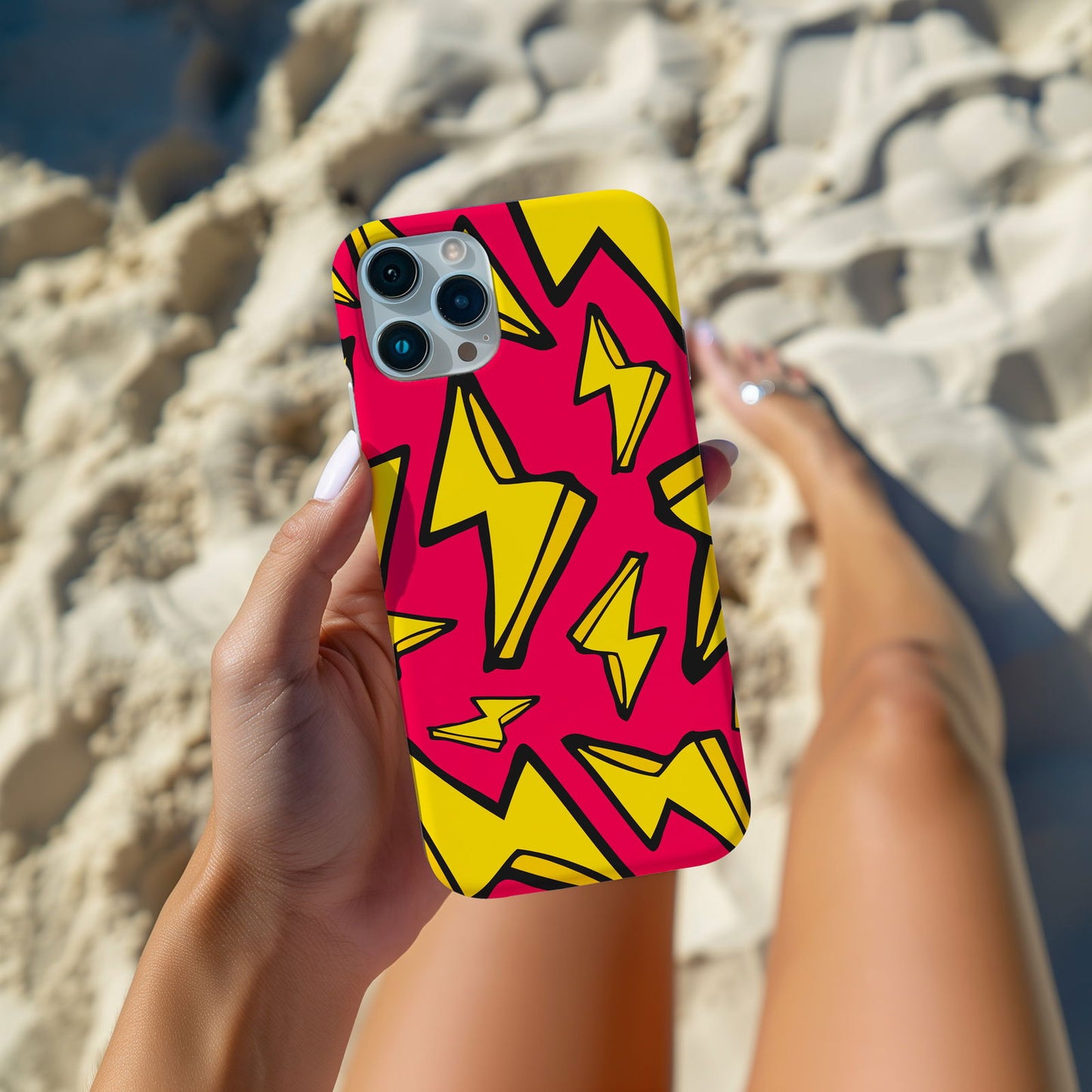 Flash Lightning Bolts Magsafe iPhone Case - Techy Treasures -