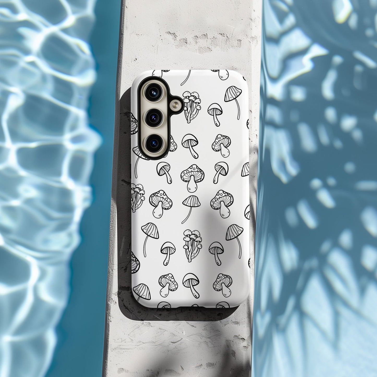 Hand Drawn Mushrooms Magsafe iPhone Case - Techy Treasures -