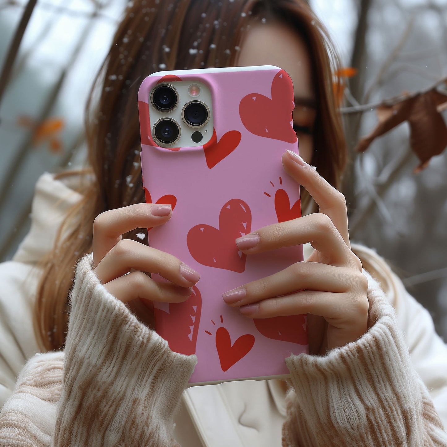 Hearts on Hearts Magsafe iPhone Case - Techy Treasures -