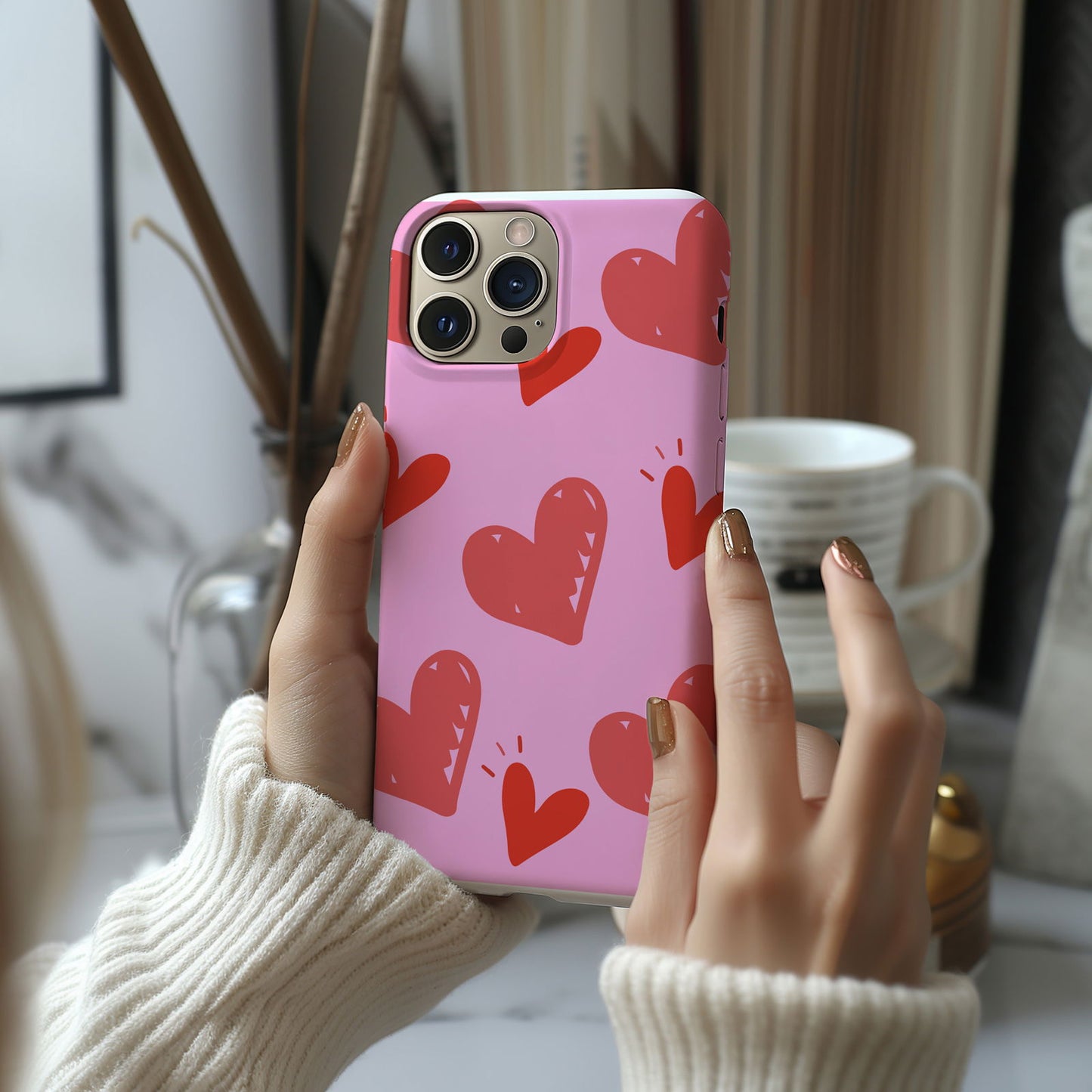 Hearts on Hearts Magsafe iPhone Case - Techy Treasures -