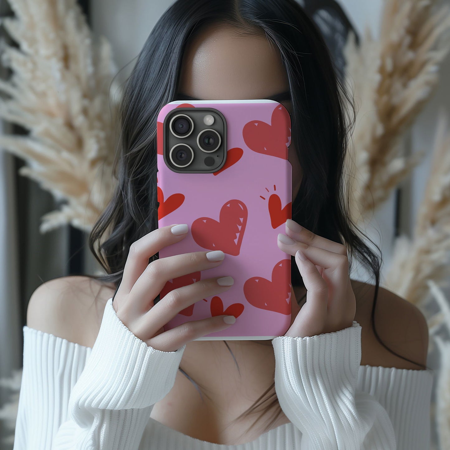 Hearts on Hearts Magsafe iPhone Case - Techy Treasures -