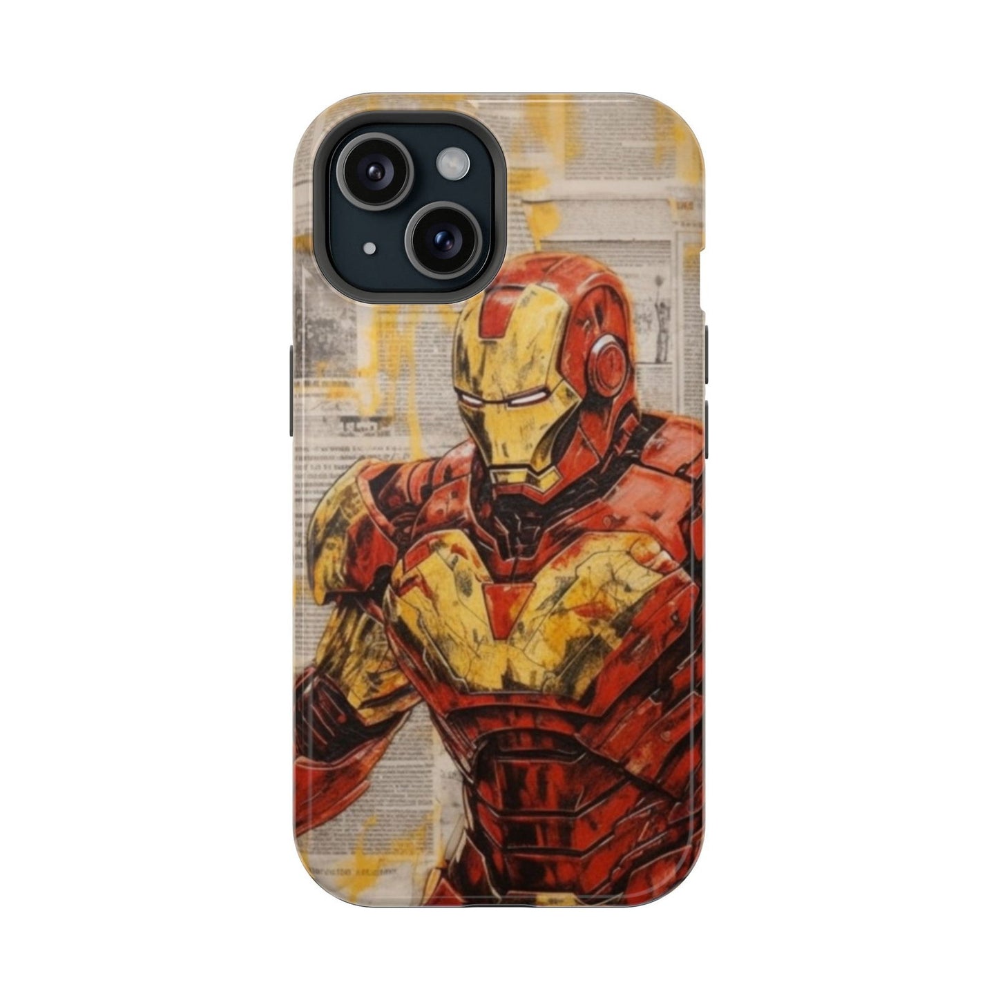 Iron Man Arc Reactor Armor Magsafe Tough Phone Case - Techy Treasures -