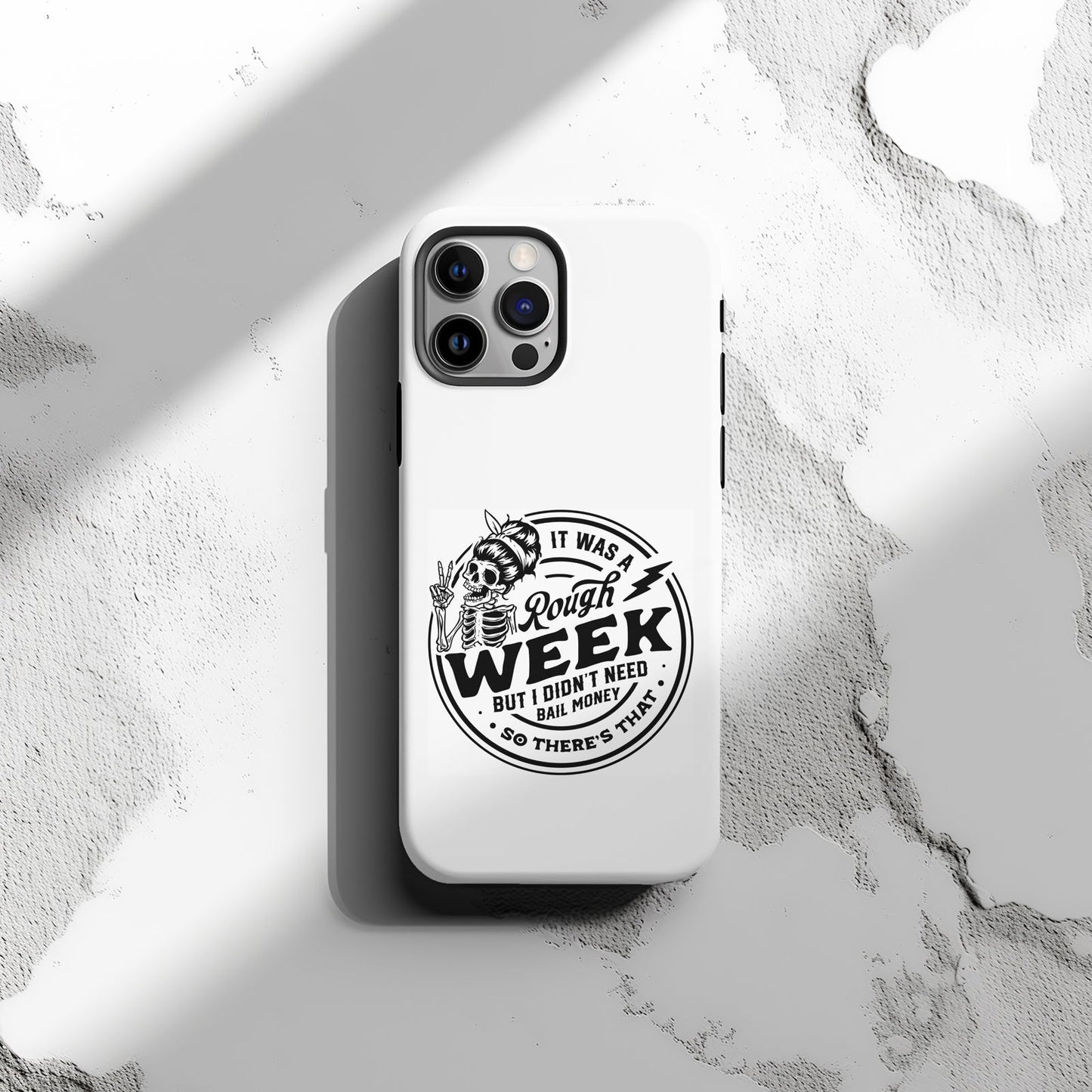 It Was A Rough Week But I Didn't Need Bail Money Magsafe iPhone Tough Case - Techy Treasures -