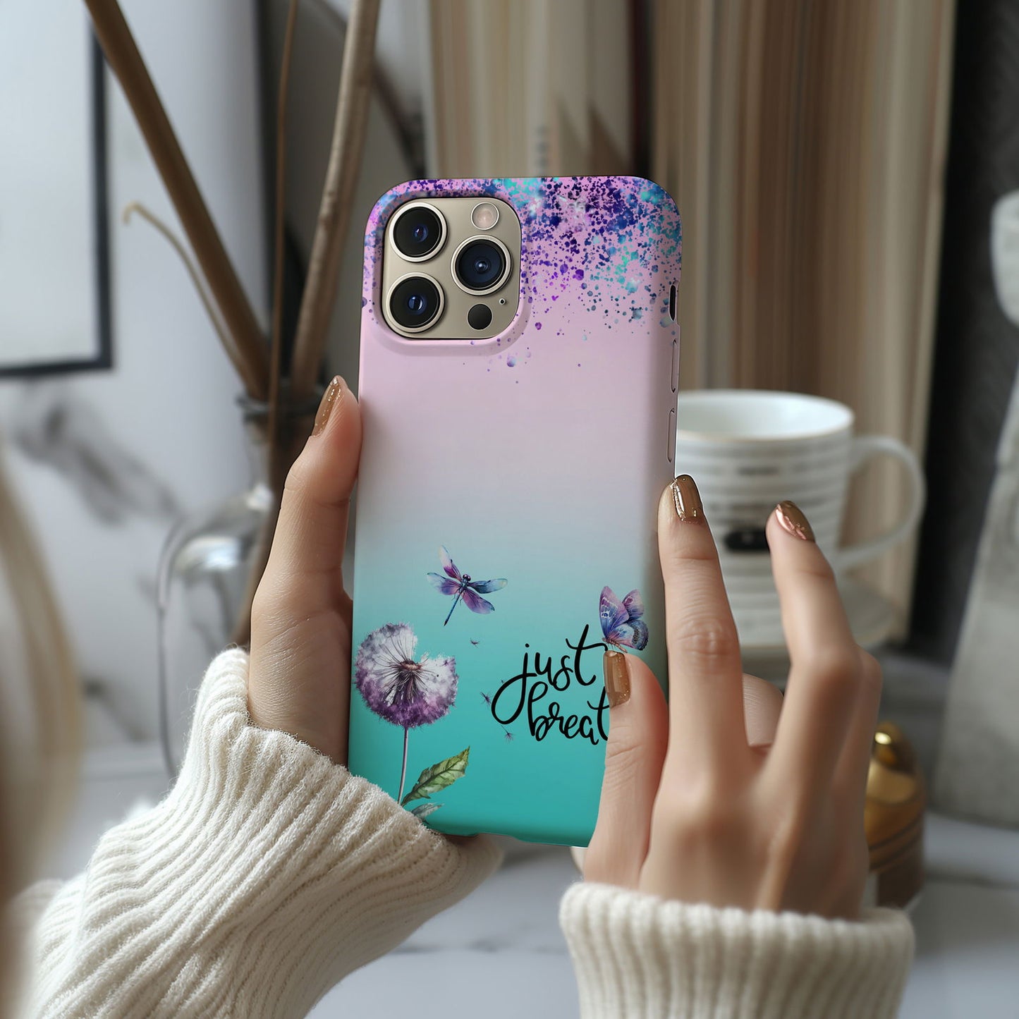 Just Breathe Magsafe iPhone Case - Techy Treasures -