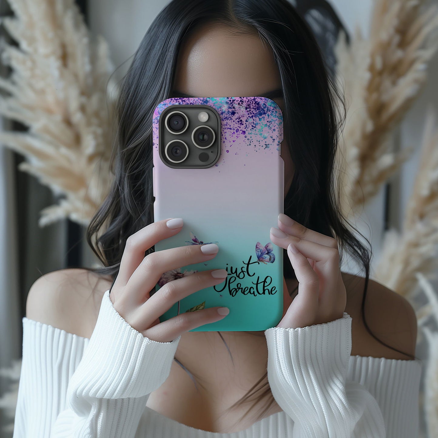 Just Breathe Magsafe iPhone Case - Techy Treasures -