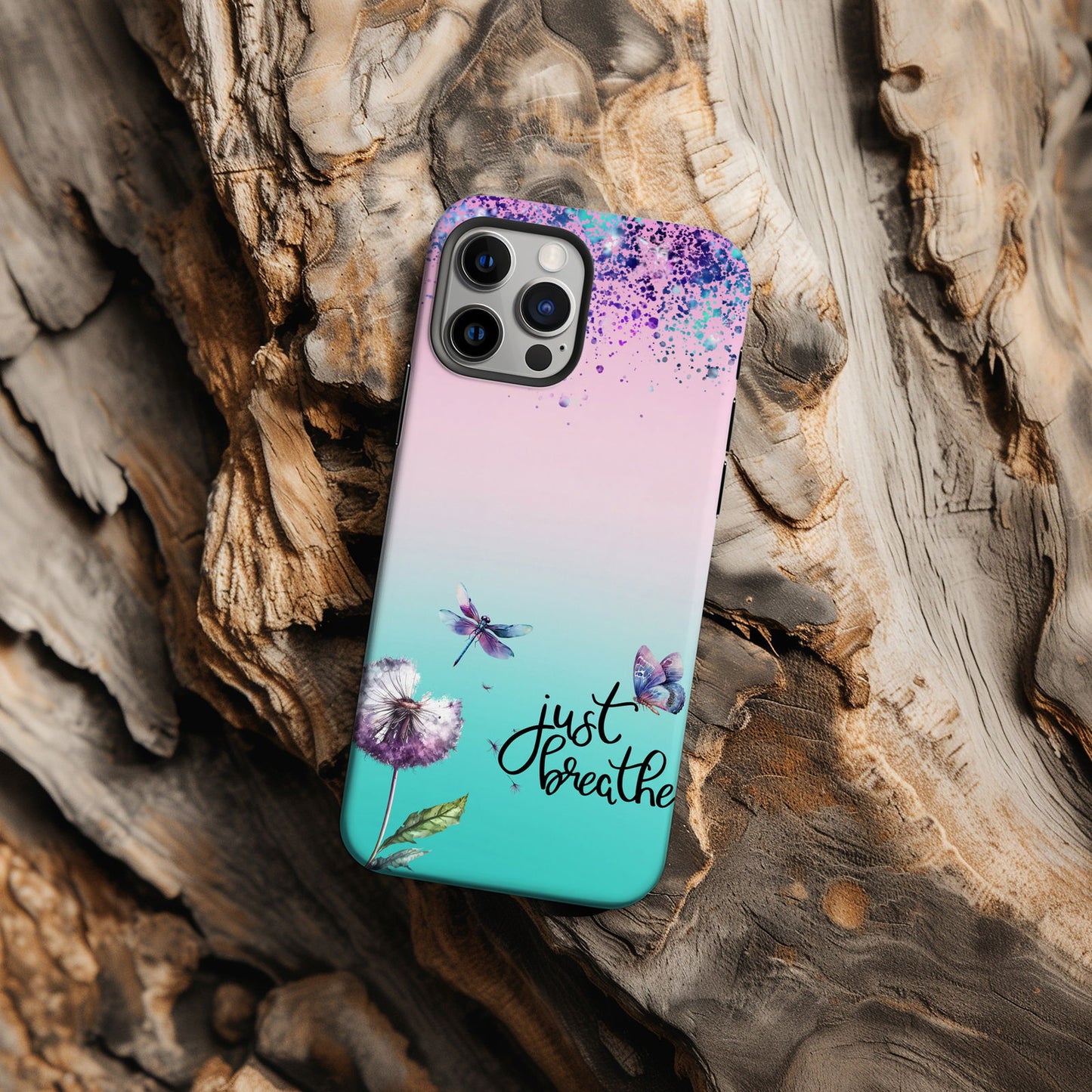 Just Breathe Magsafe iPhone Case - Techy Treasures -