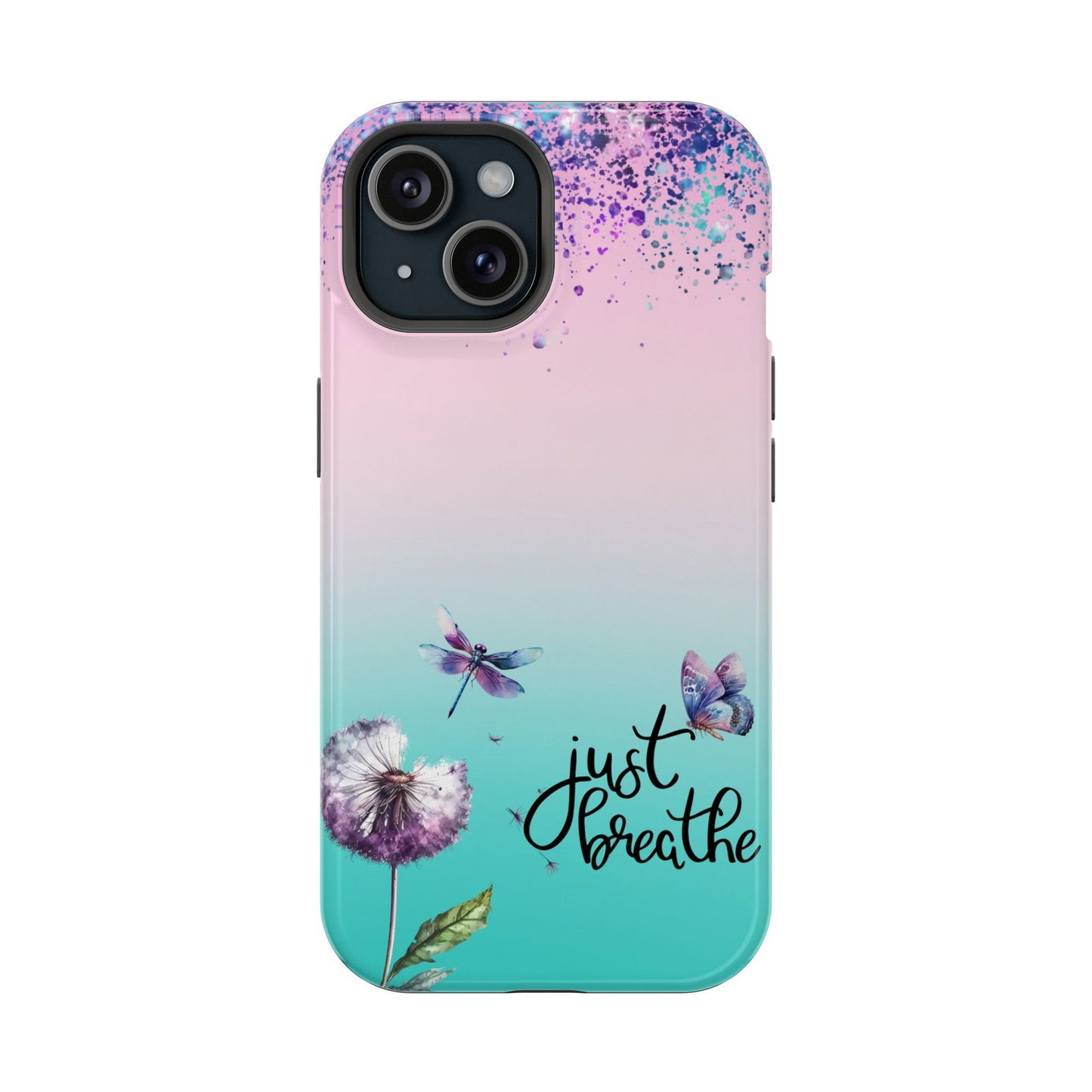 Just Breathe Magsafe iPhone Case - Techy Treasures - Mobile Phone Cases