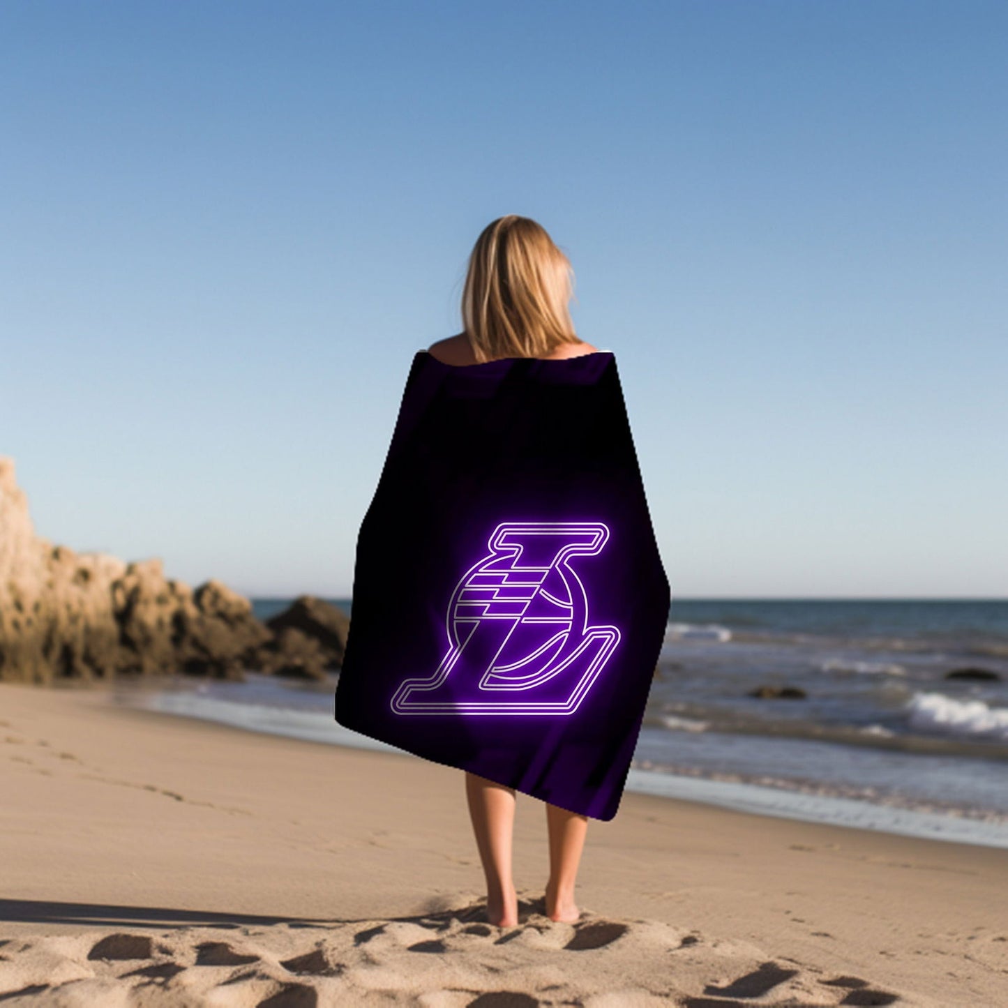 Kobe Beach Towel, Absorbent Beach Towel, Legendary Kobe Fan Gift - Techy Treasures -