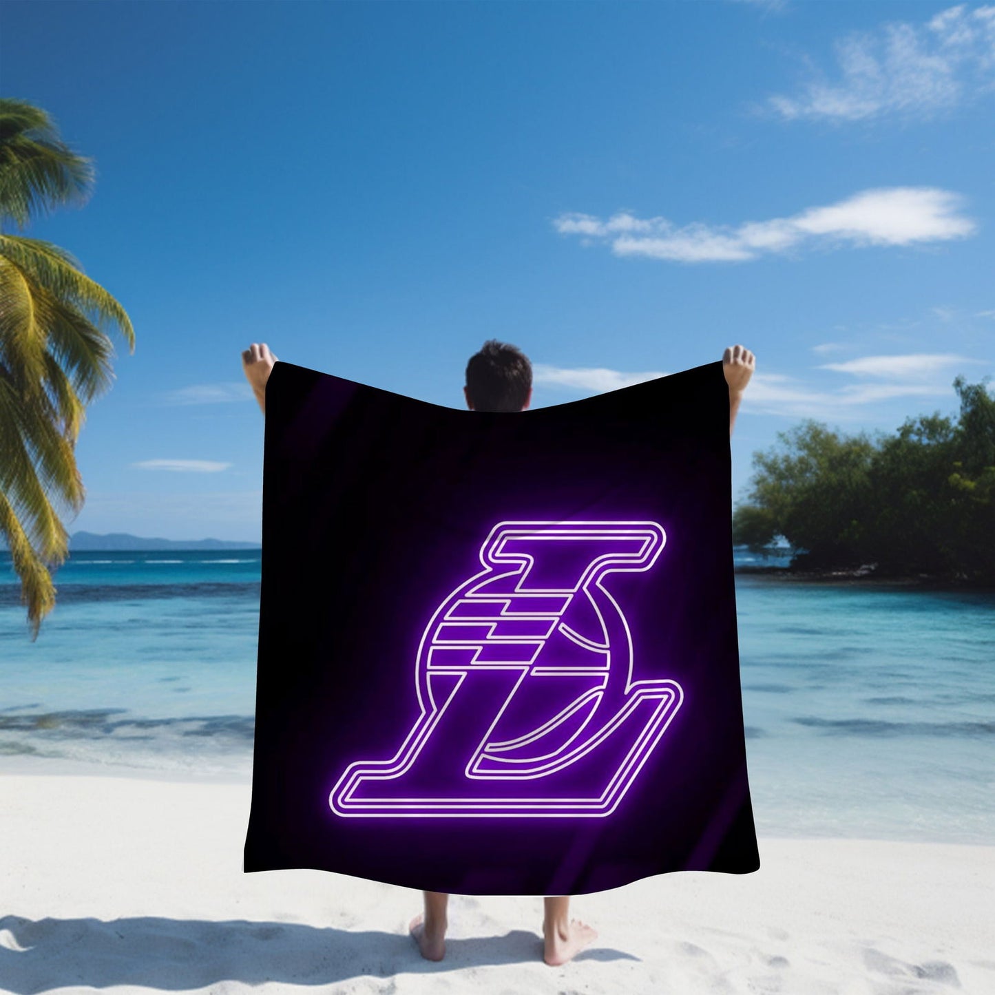 Kobe Beach Towel, Absorbent Beach Towel, Legendary Kobe Fan Gift - Techy Treasures -