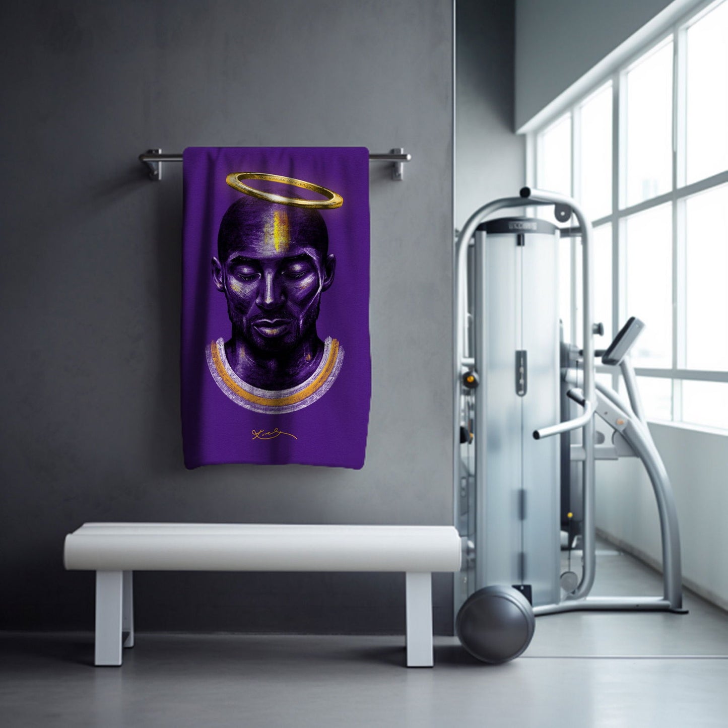 Kobe Beach Towel, Absorbent Beach Towel, Legendary Kobe Gift - Techy Treasures -
