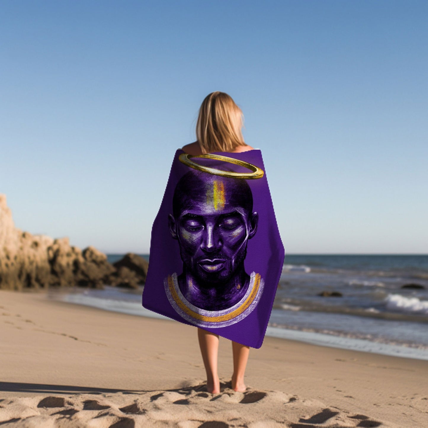 Kobe Beach Towel, Absorbent Beach Towel, Legendary Kobe Gift - Techy Treasures -