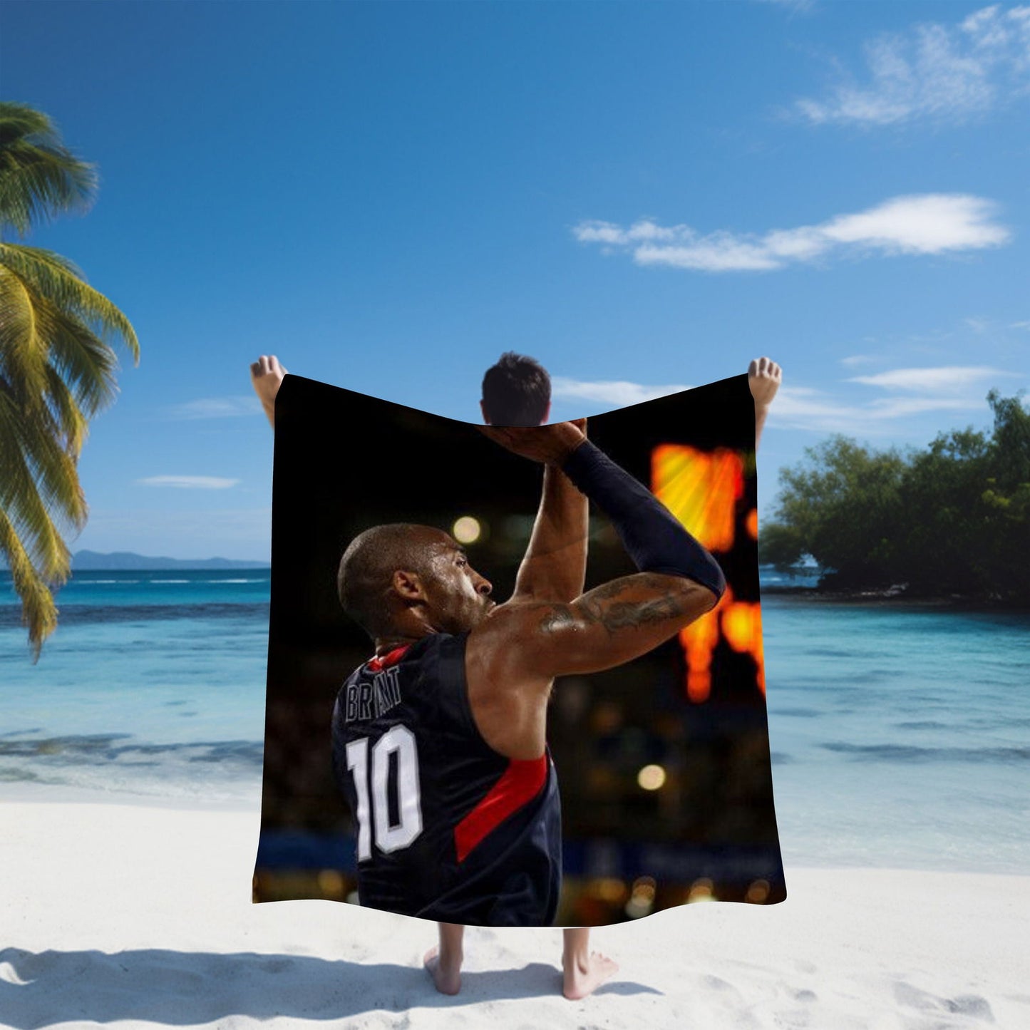 Kobe Beach Towel, Absorbent Beach Towel, Legendary Kobe Gift - Techy Treasures -