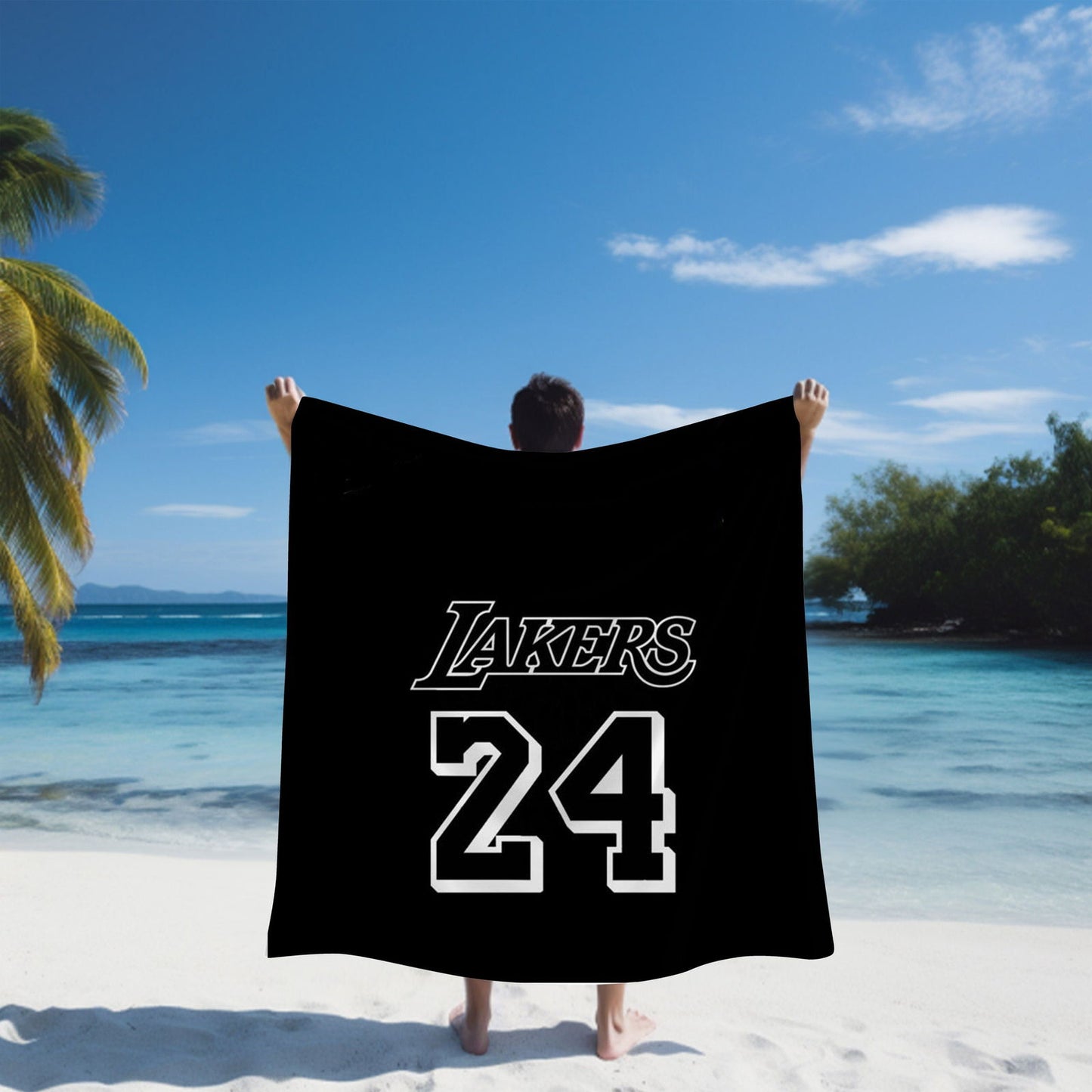 Kobe Beach Towel, Absorbent Beach Towel, Legendary Kobe Gift - Techy Treasures -