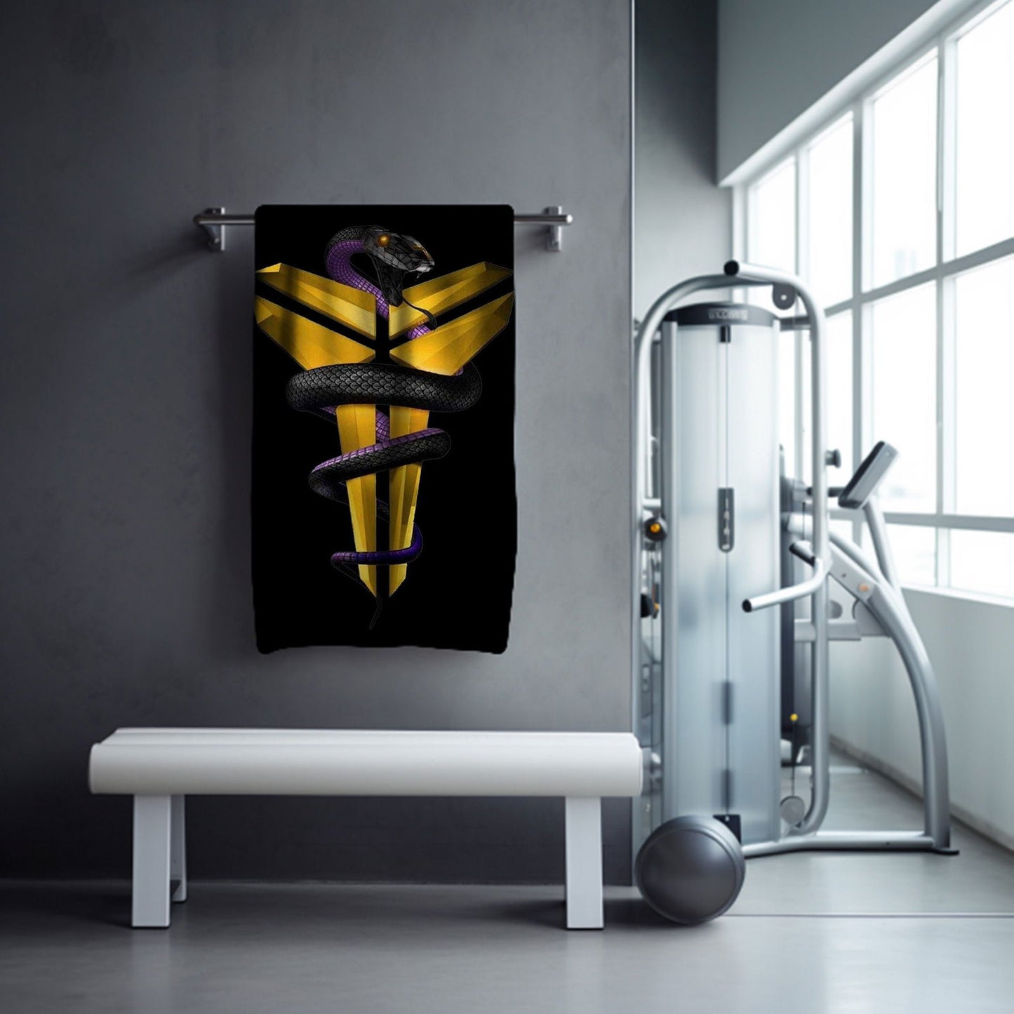 Kobe Beach Towel, Absorbent Beach Towel, Legendary Kobe Gift - Techy Treasures -