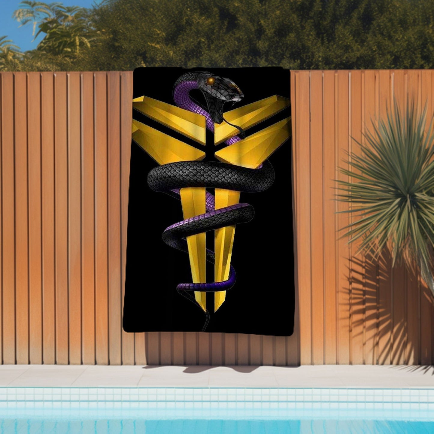 Kobe Beach Towel, Absorbent Beach Towel, Legendary Kobe Gift - Techy Treasures -