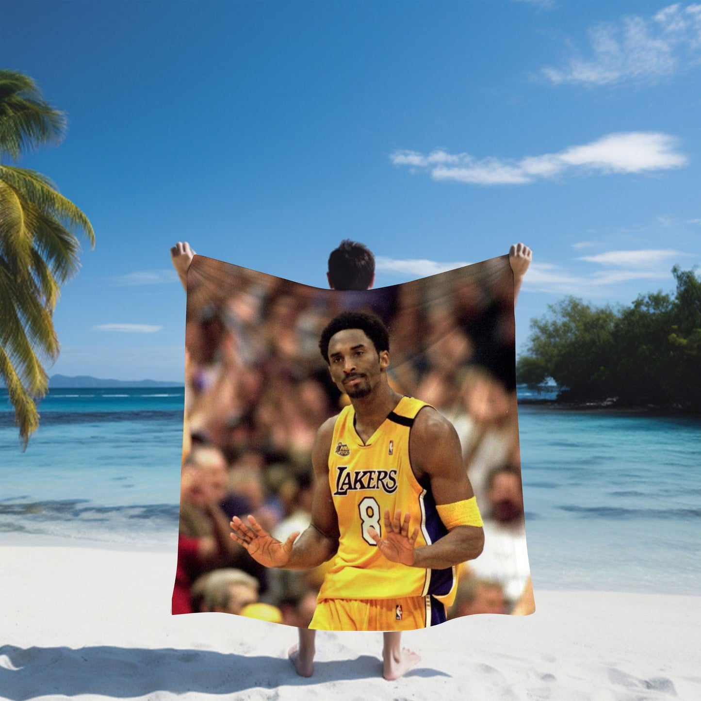 Kobe Beach Towel, Absorbent Beach Towel, Legendary Kobe Gift - Techy Treasures -