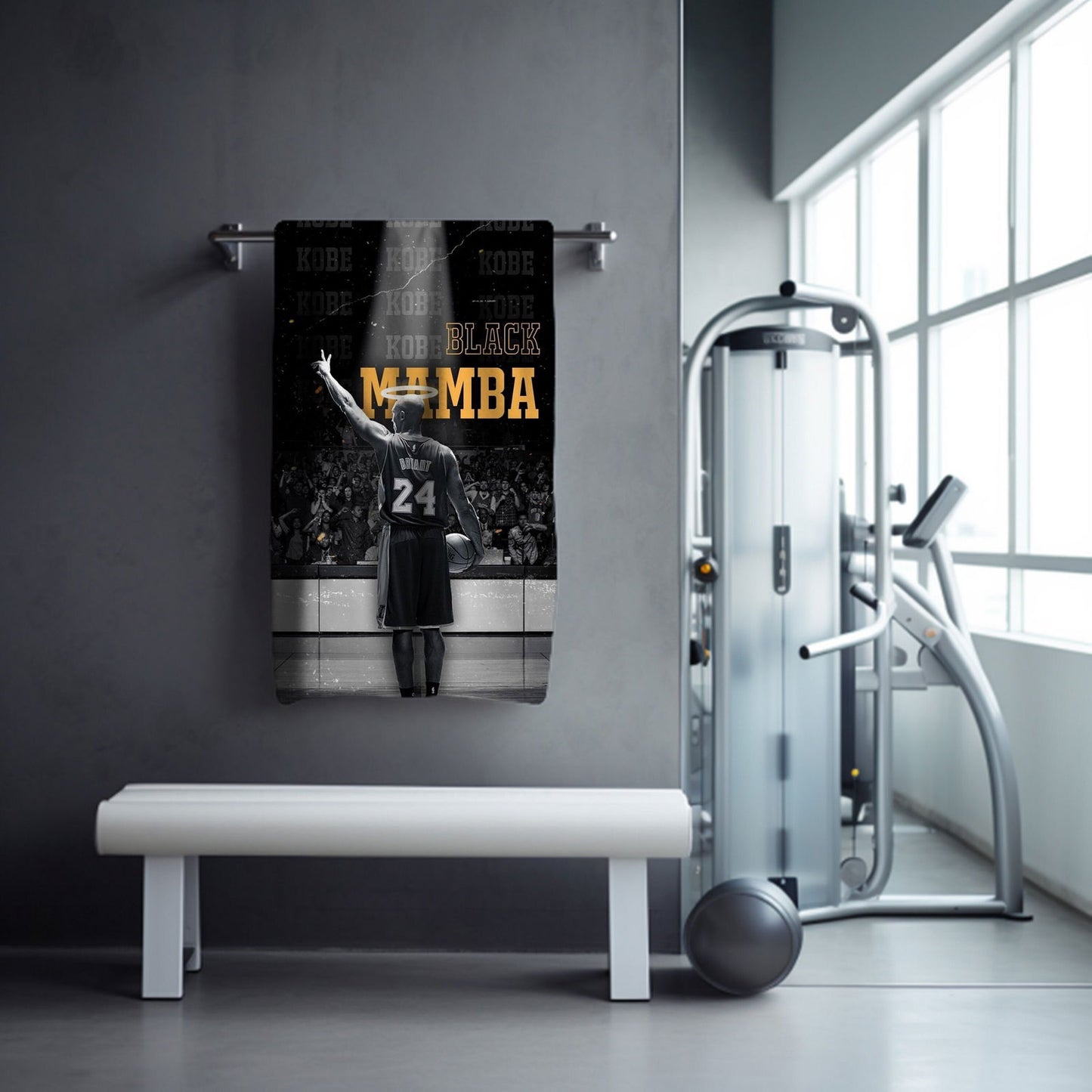 Kobe Beach Towel, Absorbent Beach Towel, Legendary Kobe Gift - Techy Treasures -