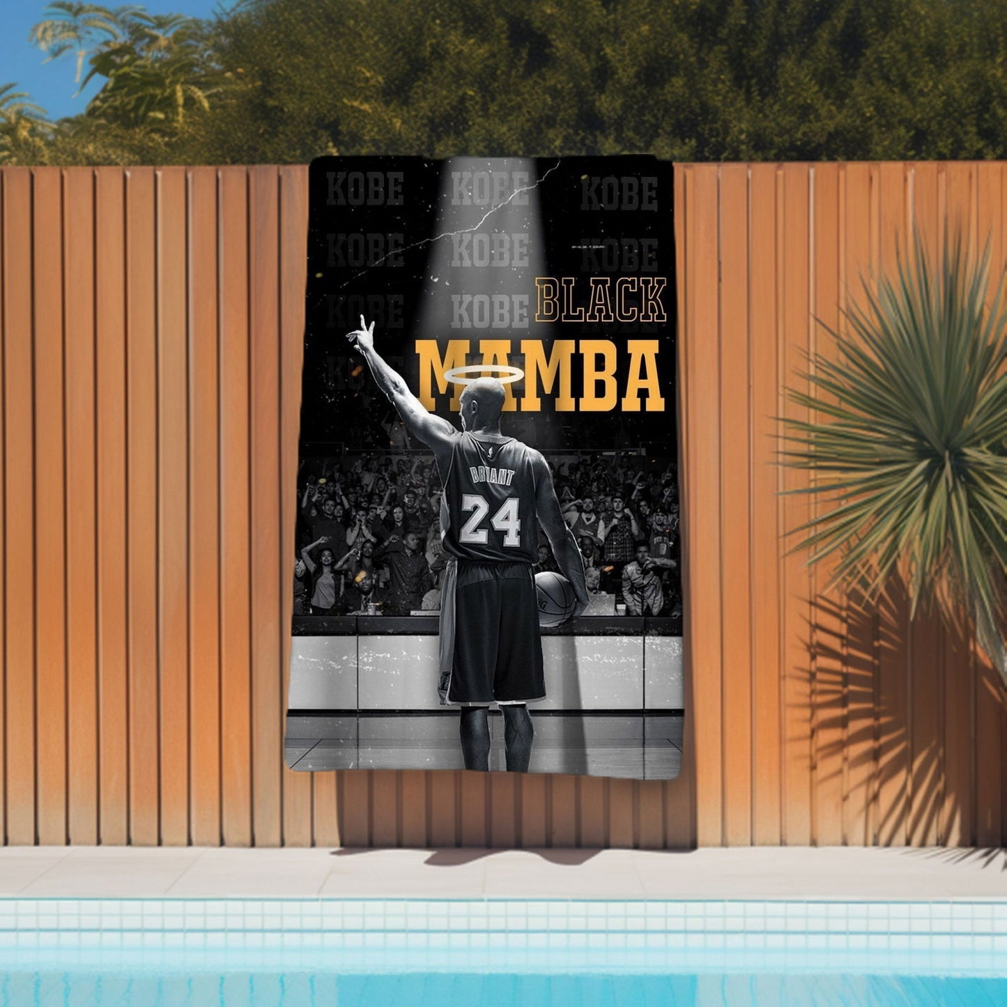Kobe Beach Towel, Absorbent Beach Towel, Legendary Kobe Gift - Techy Treasures -