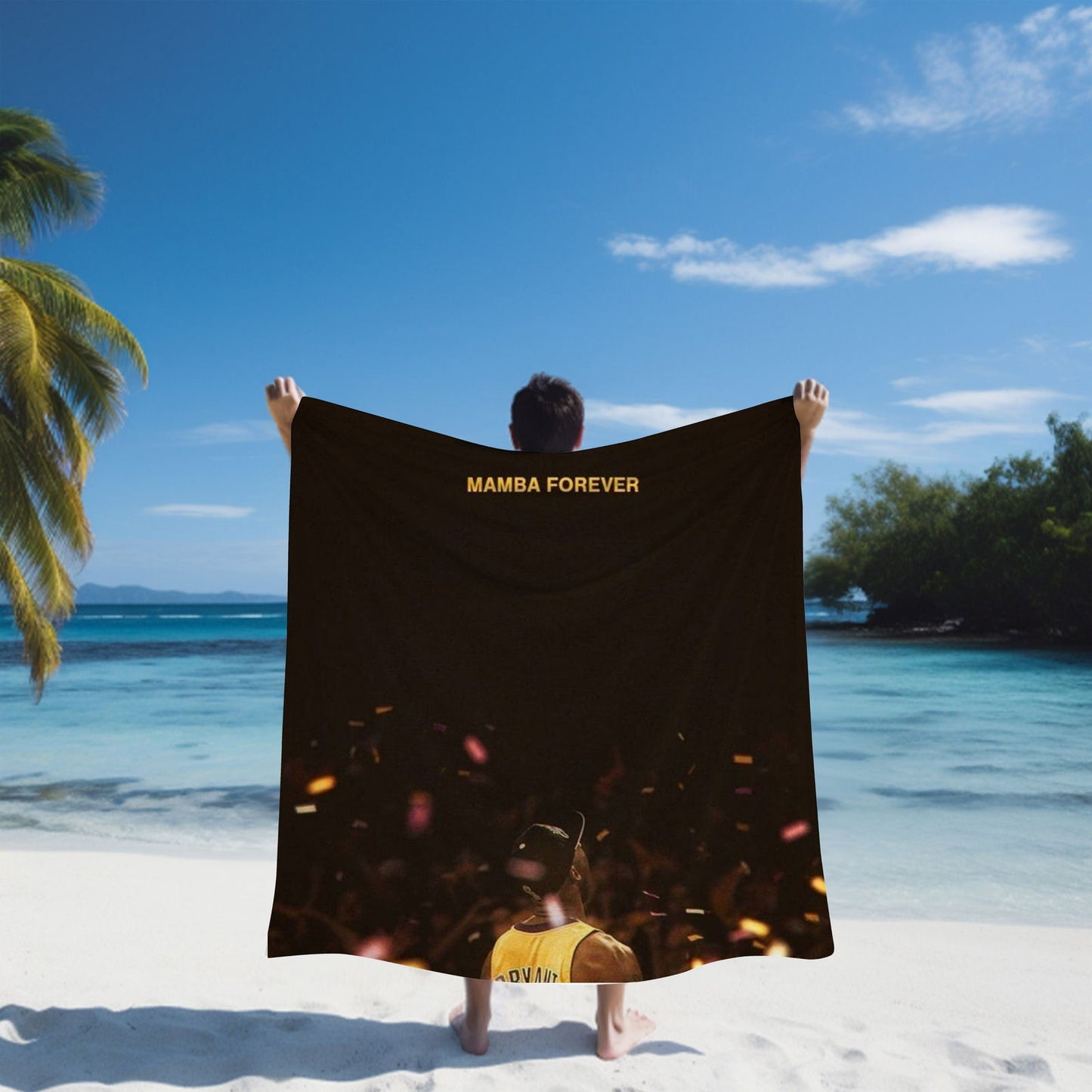 Kobe Beach Towel, Absorbent Beach Towel, Legendary Kobe Gift - Techy Treasures -