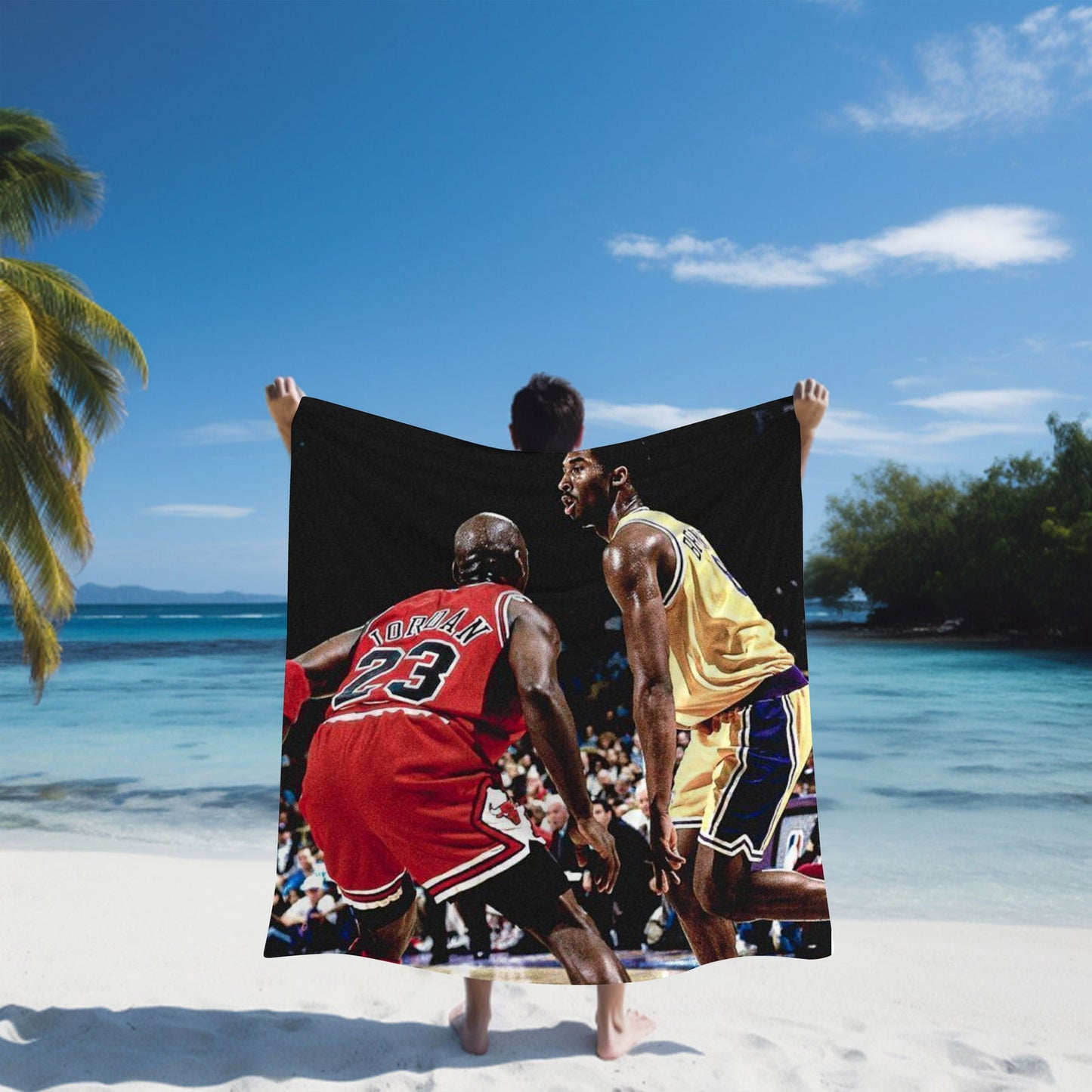 Kobe Beach Towel, Absorbent Beach Towel, Legendary Kobe Gift - Techy Treasures -