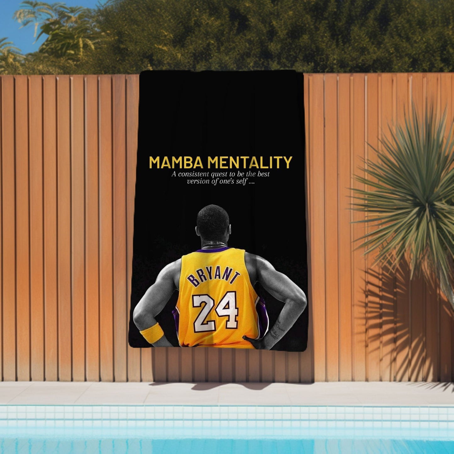 Kobe Beach Towel, Absorbent Beach Towel, Legendary Kobe Gift - Techy Treasures -