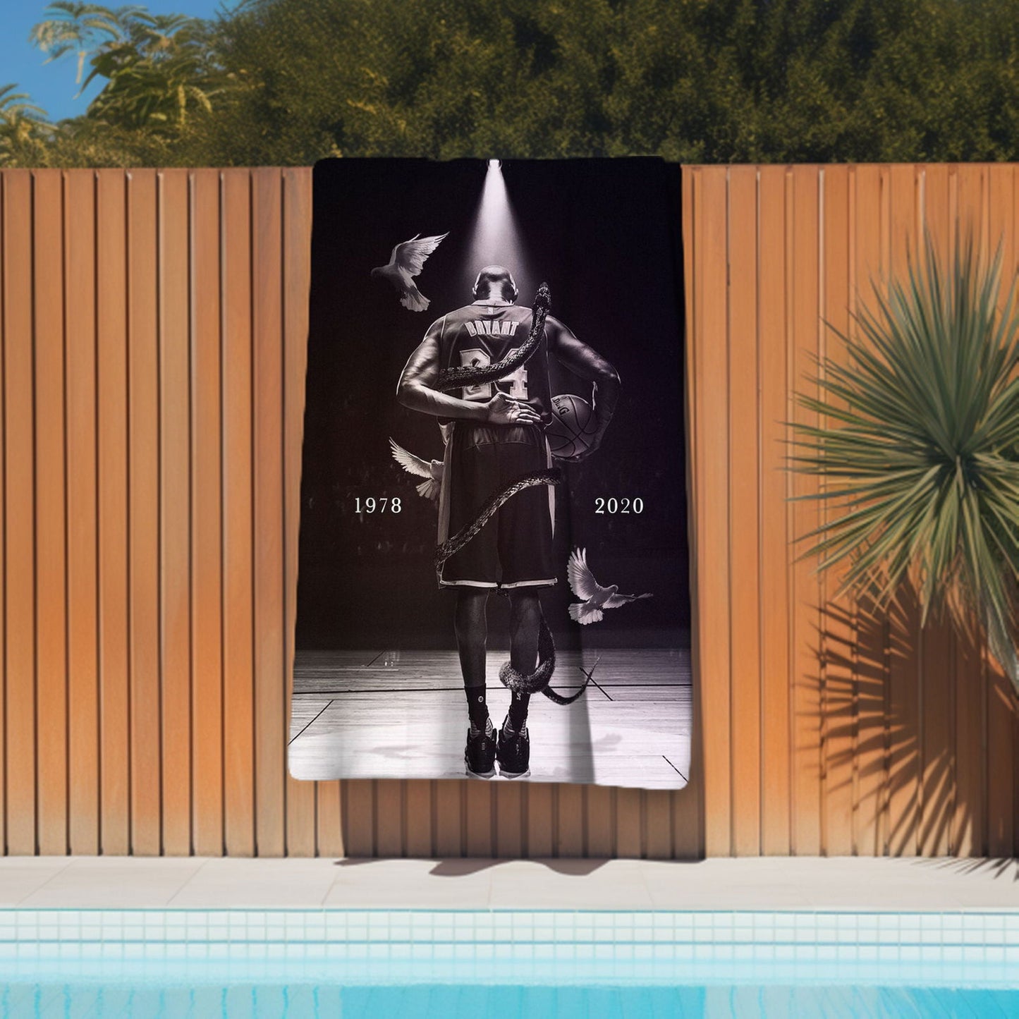 Kobe Beach Towel, Absorbent Beach Towel, Legendary Kobe Gift - Techy Treasures -