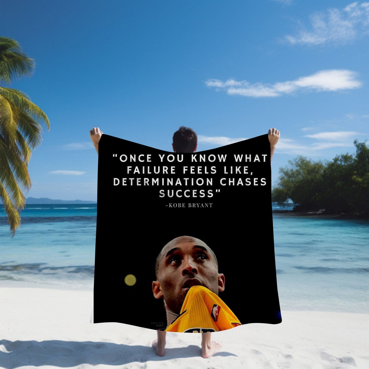 Kobe Beach Towel, Absorbent Beach Towel, Legendary Kobe Gift - Techy Treasures -